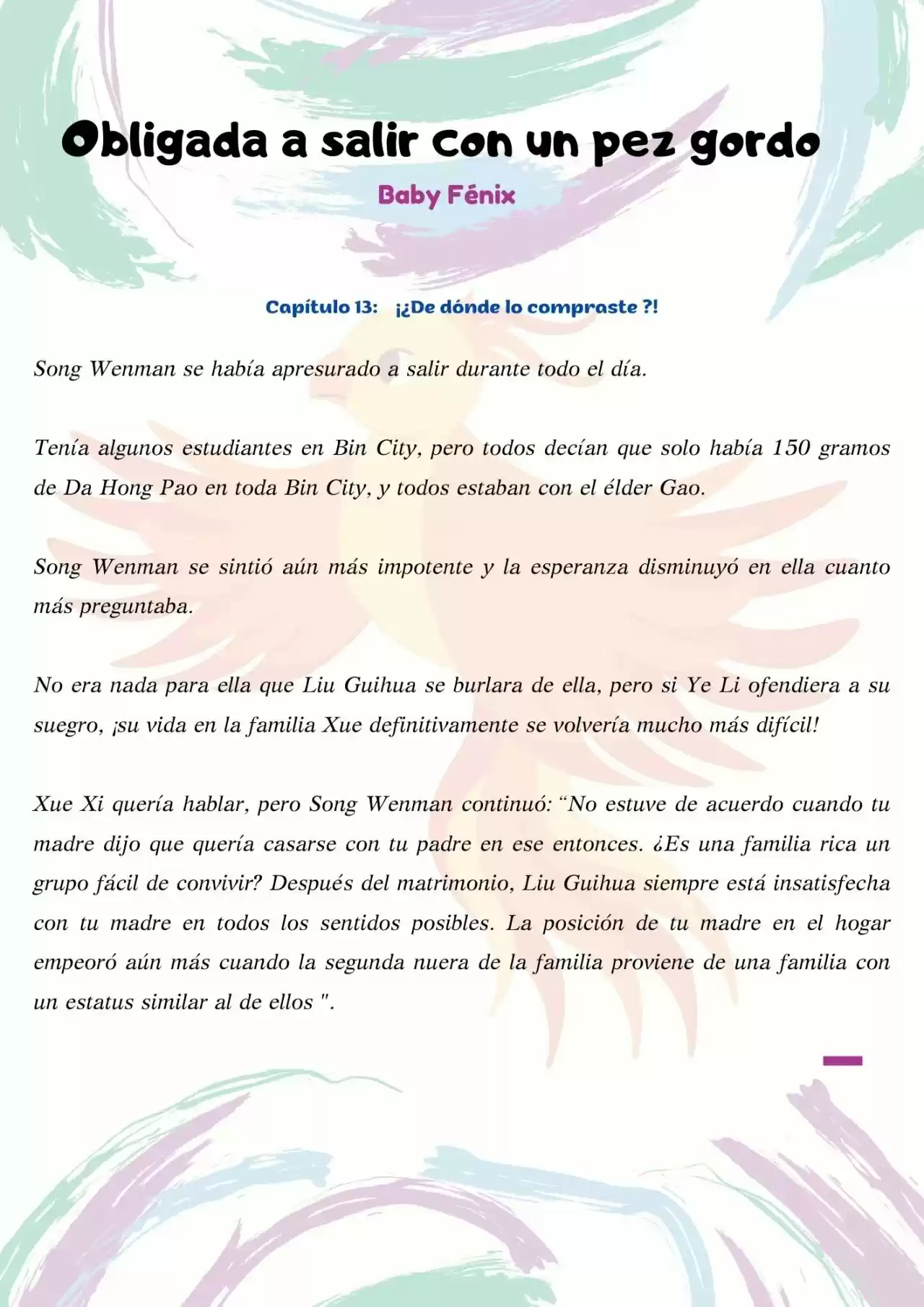 La Chica Inteligente Comprometida A Salir Con Un Pez Gordo (Novela) - Capítulo 13 - Página 2 - LectorTMOo