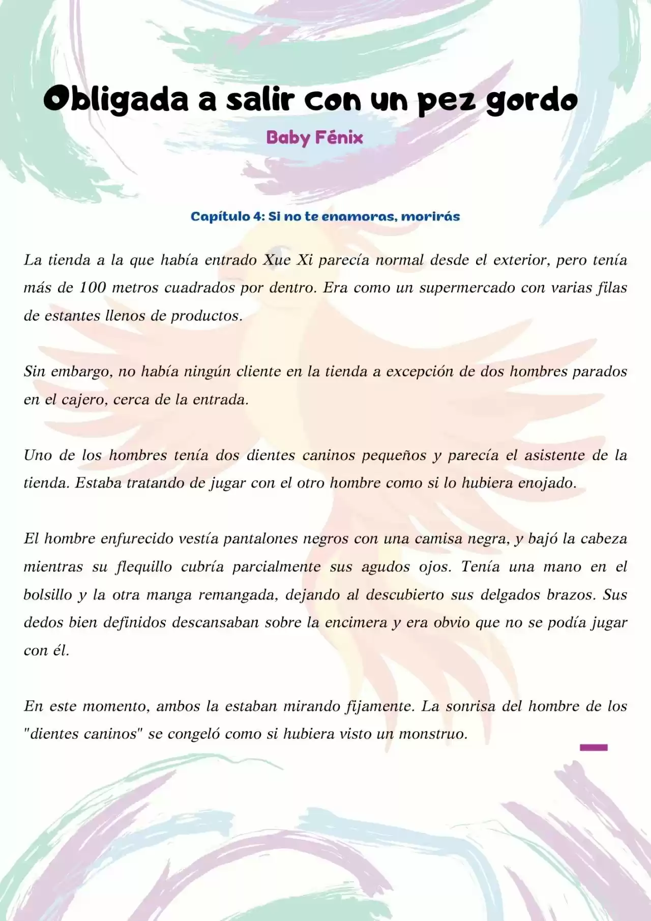 La Chica Inteligente Comprometida A Salir Con Un Pez Gordo (Novela) - Capítulo 4 - Página 2 - LectorTMOo