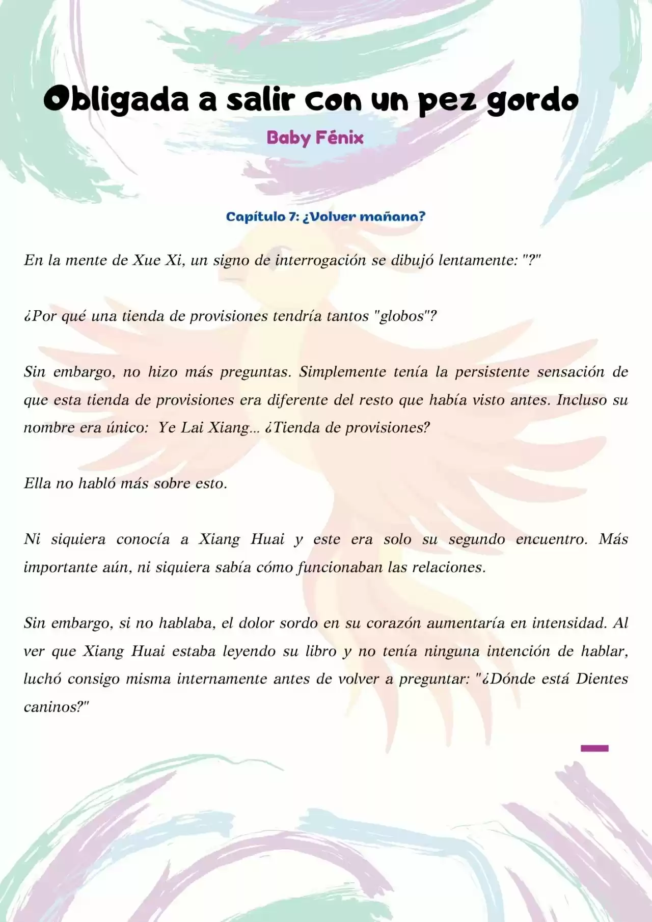 La Chica Inteligente Comprometida A Salir Con Un Pez Gordo (Novela) - Capítulo 7 - Página 2 - LectorTMOo