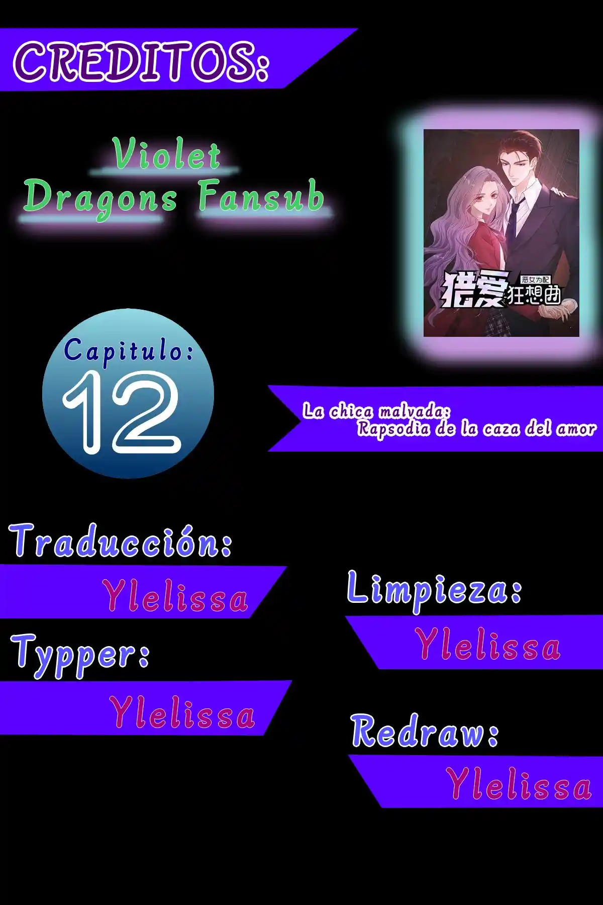 La Chica Malvada: Rapsodia De La Caza Del Amor - Capítulo 12 - Página 1 - LectorTMOo