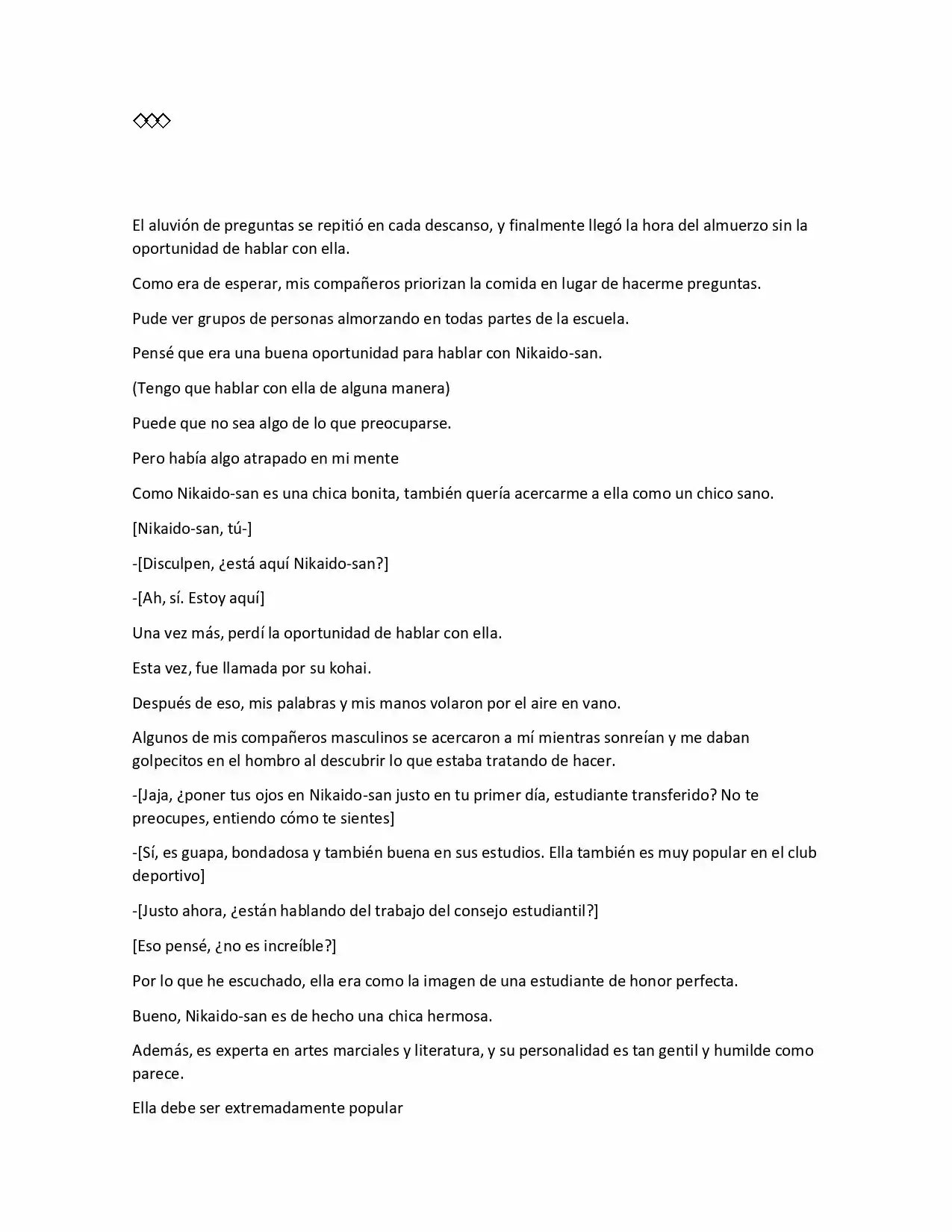 La Chica Mas Linda Me Miro En Mi Nueva Escuela, Pero Resulto Ser Mi Amigo De La Infancia Que Solía Pensar Que Era Un Chico (Novela) - Capítulo 2 - Página 4 - LectorTMOo
