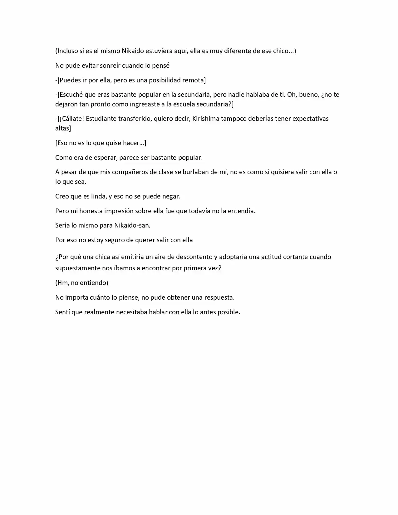 La Chica Mas Linda Me Miro En Mi Nueva Escuela, Pero Resulto Ser Mi Amigo De La Infancia Que Solía Pensar Que Era Un Chico (Novela) - Capítulo 2 - Página 5 - LectorTMOo