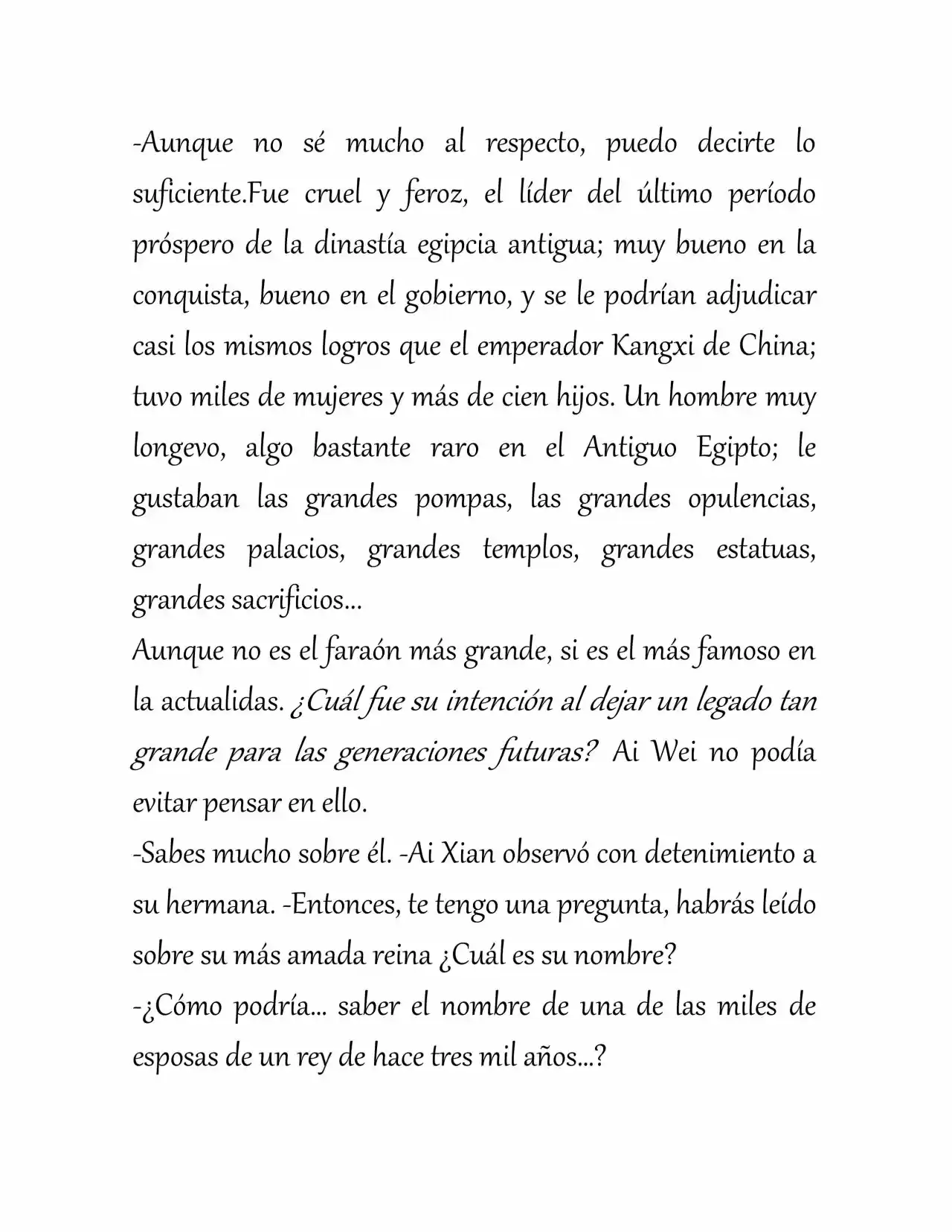 La Concubina Del Faraón (Novela) - Capítulo  - Página 10 - LectorTMOo