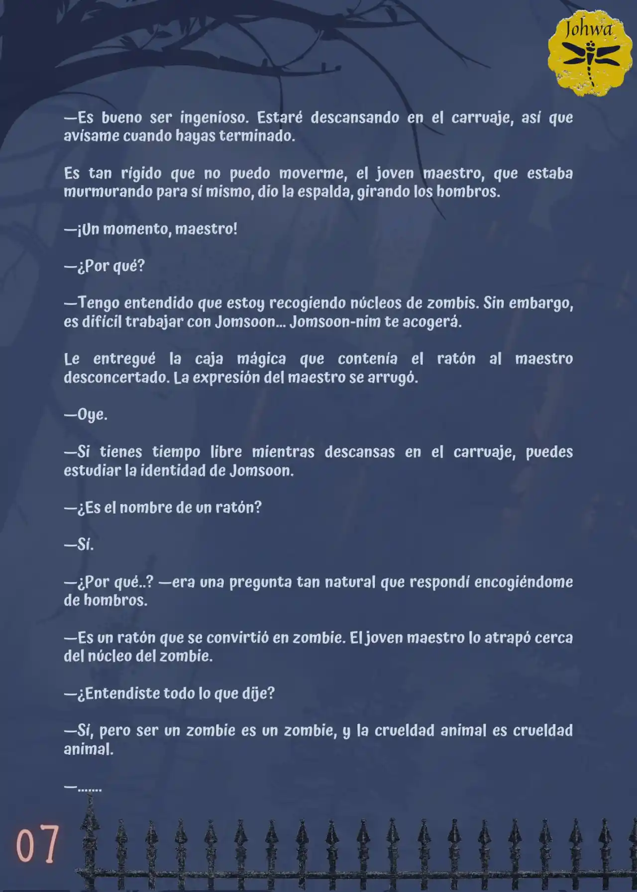 La Criada Del Mundo De Los Zombies Desea Convertise En Humana (Novela) - Capítulo 12 - Página 9 - LectorTMOo