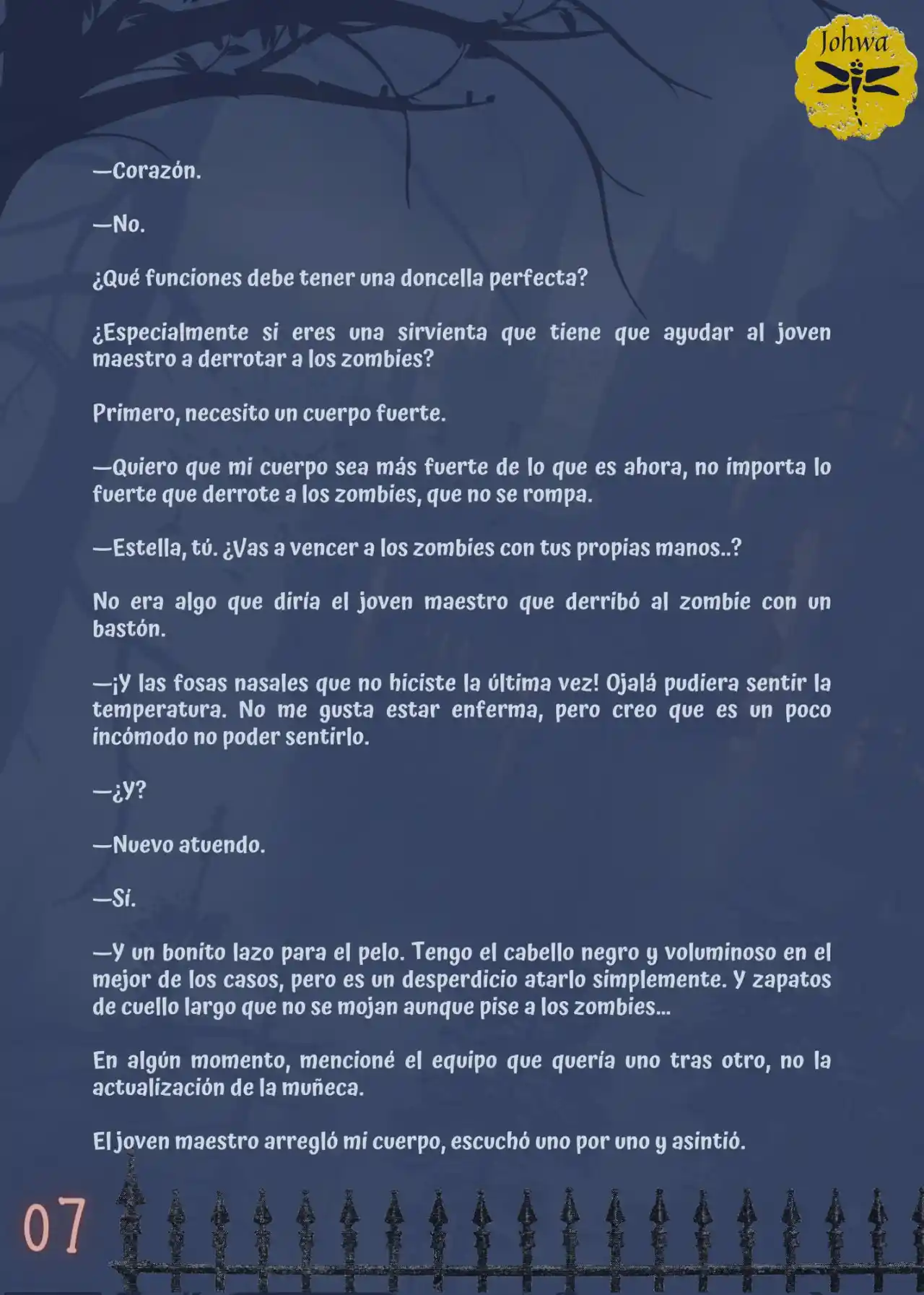 La Criada Del Mundo De Los Zombies Desea Convertise En Humana (Novela) - Capítulo 13 - Página 9 - LectorTMOo