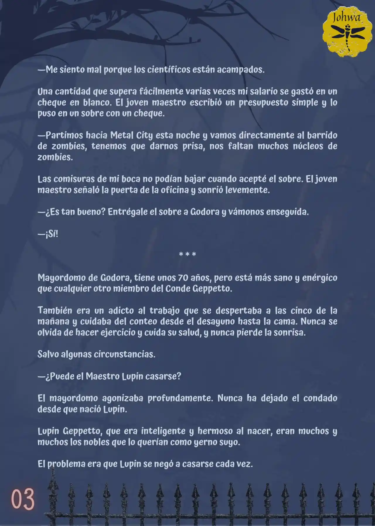 La Criada Del Mundo De Los Zombies Desea Convertise En Humana (Novela) - Capítulo 14 - Página 5 - LectorTMOo