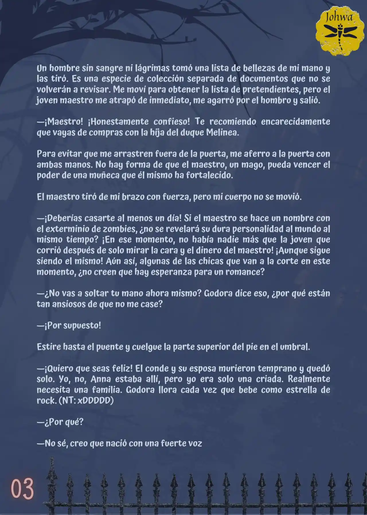 La Criada Del Mundo De Los Zombies Desea Convertise En Humana (Novela) - Capítulo 15 - Página 5 - LectorTMOo