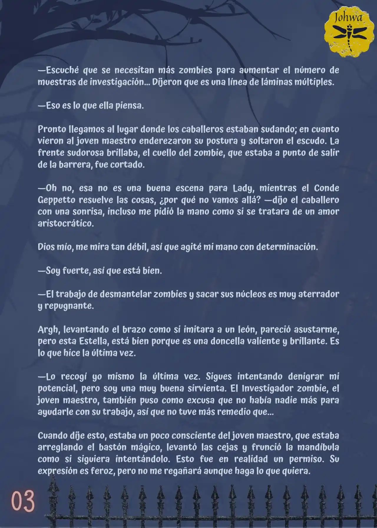 La Criada Del Mundo De Los Zombies Desea Convertise En Humana (Novela) - Capítulo 18 - Página 5 - LectorTMOo