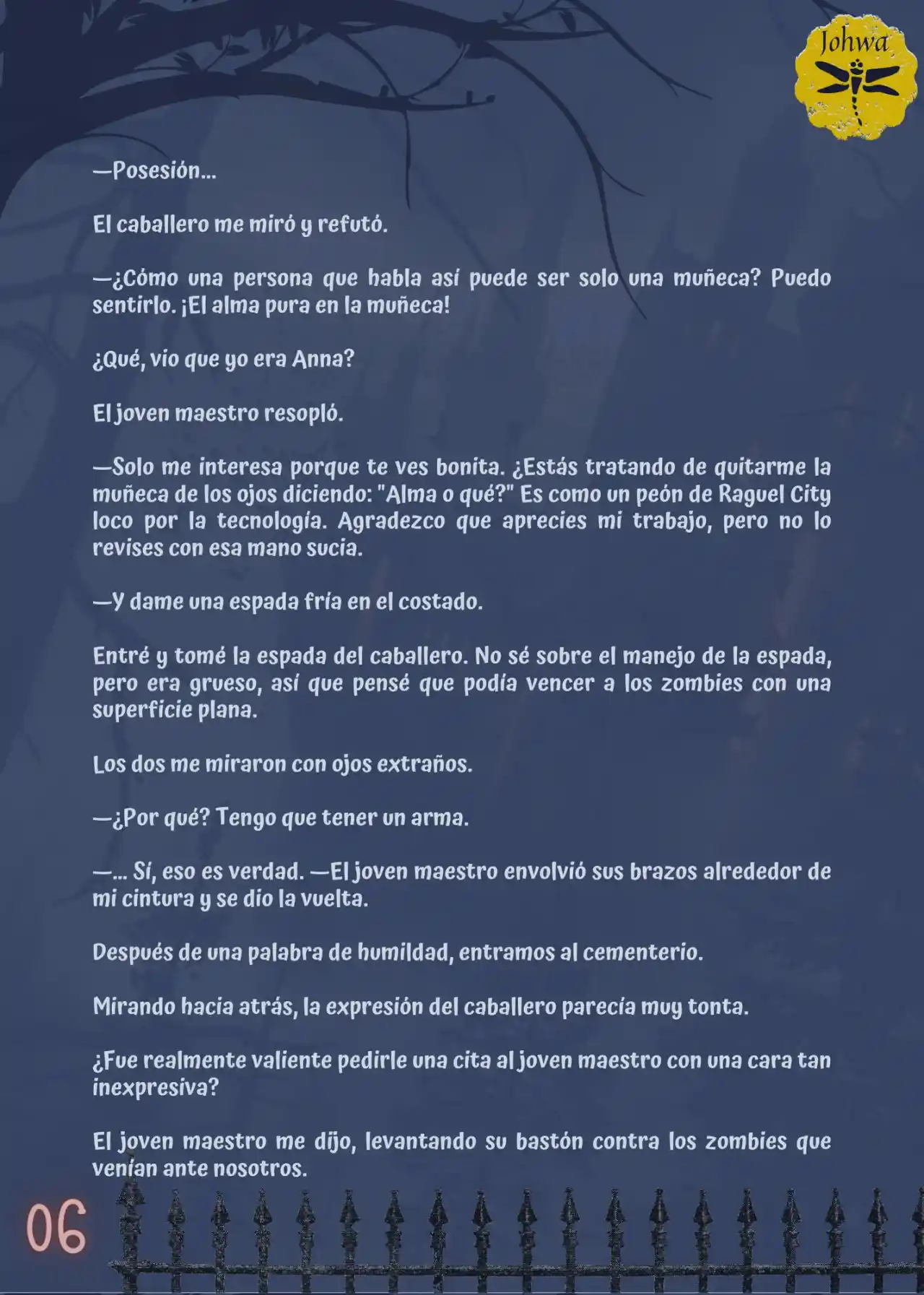 La Criada Del Mundo De Los Zombies Desea Convertise En Humana (Novela) - Capítulo 18 - Página 8 - LectorTMOo