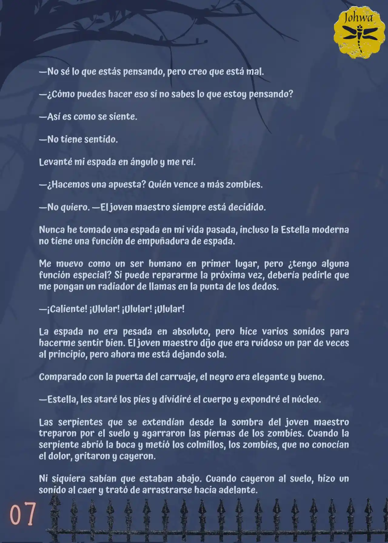La Criada Del Mundo De Los Zombies Desea Convertise En Humana (Novela) - Capítulo 18 - Página 9 - LectorTMOo