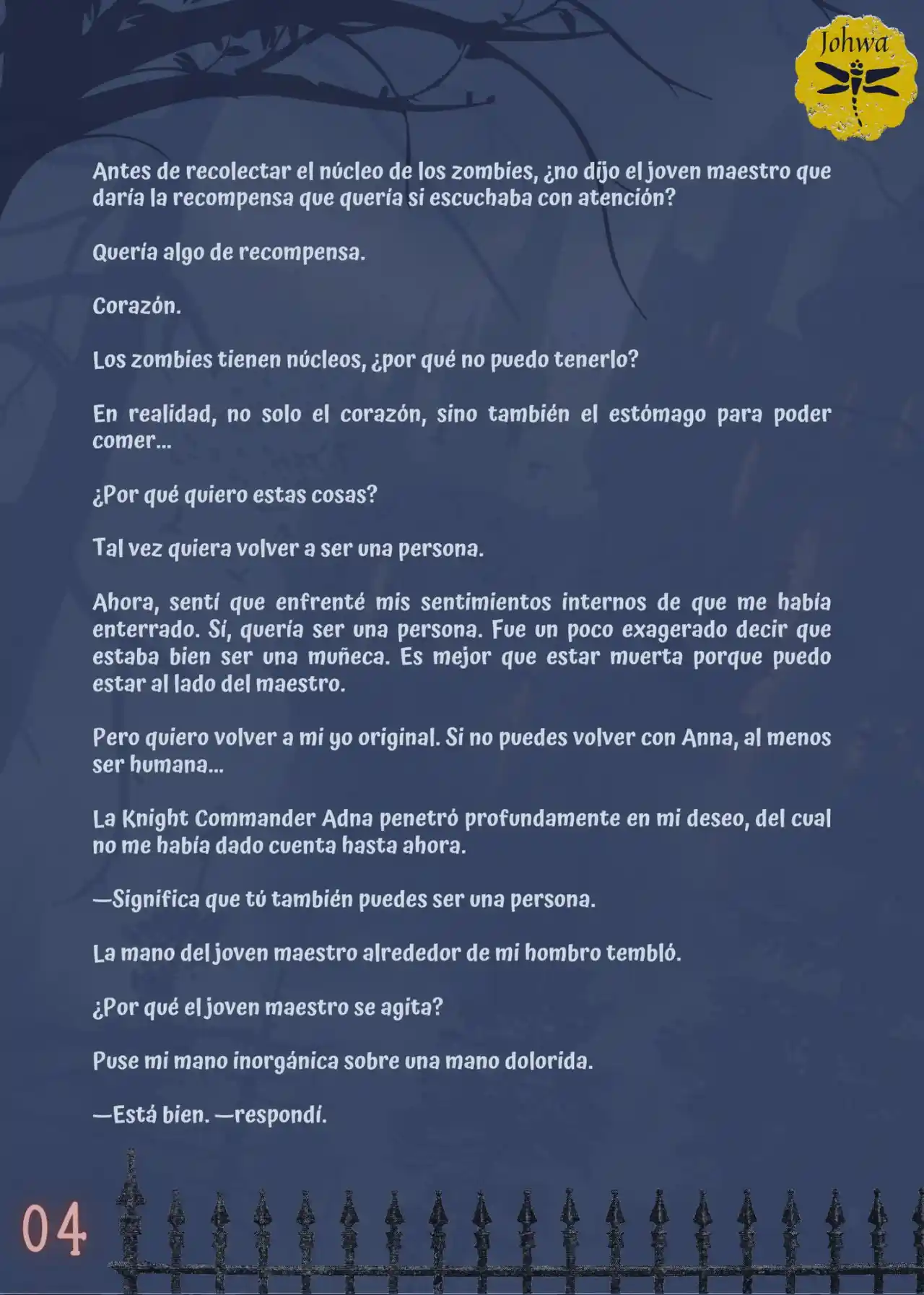 La Criada Del Mundo De Los Zombies Desea Convertise En Humana (Novela) - Capítulo 20 - Página 6 - LectorTMOo