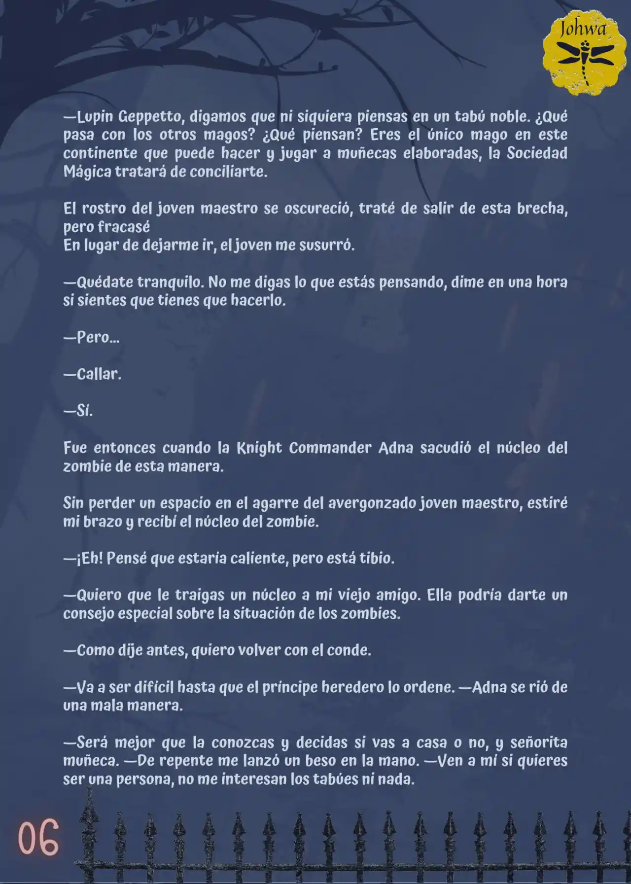 La Criada Del Mundo De Los Zombies Desea Convertise En Humana (Novela) - Capítulo 20 - Página 8 - LectorTMOo