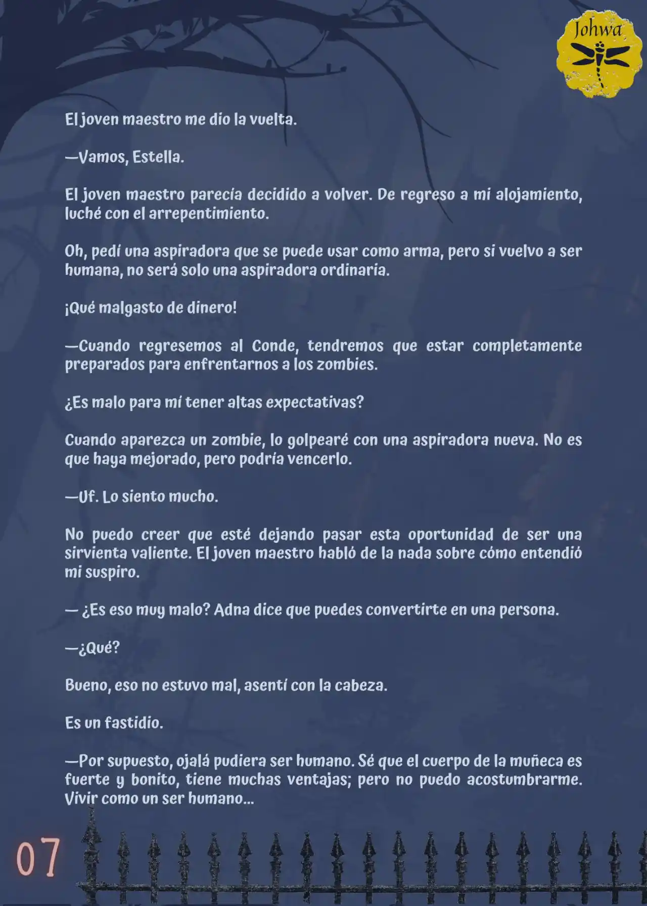 La Criada Del Mundo De Los Zombies Desea Convertise En Humana (Novela) - Capítulo 20 - Página 9 - LectorTMOo