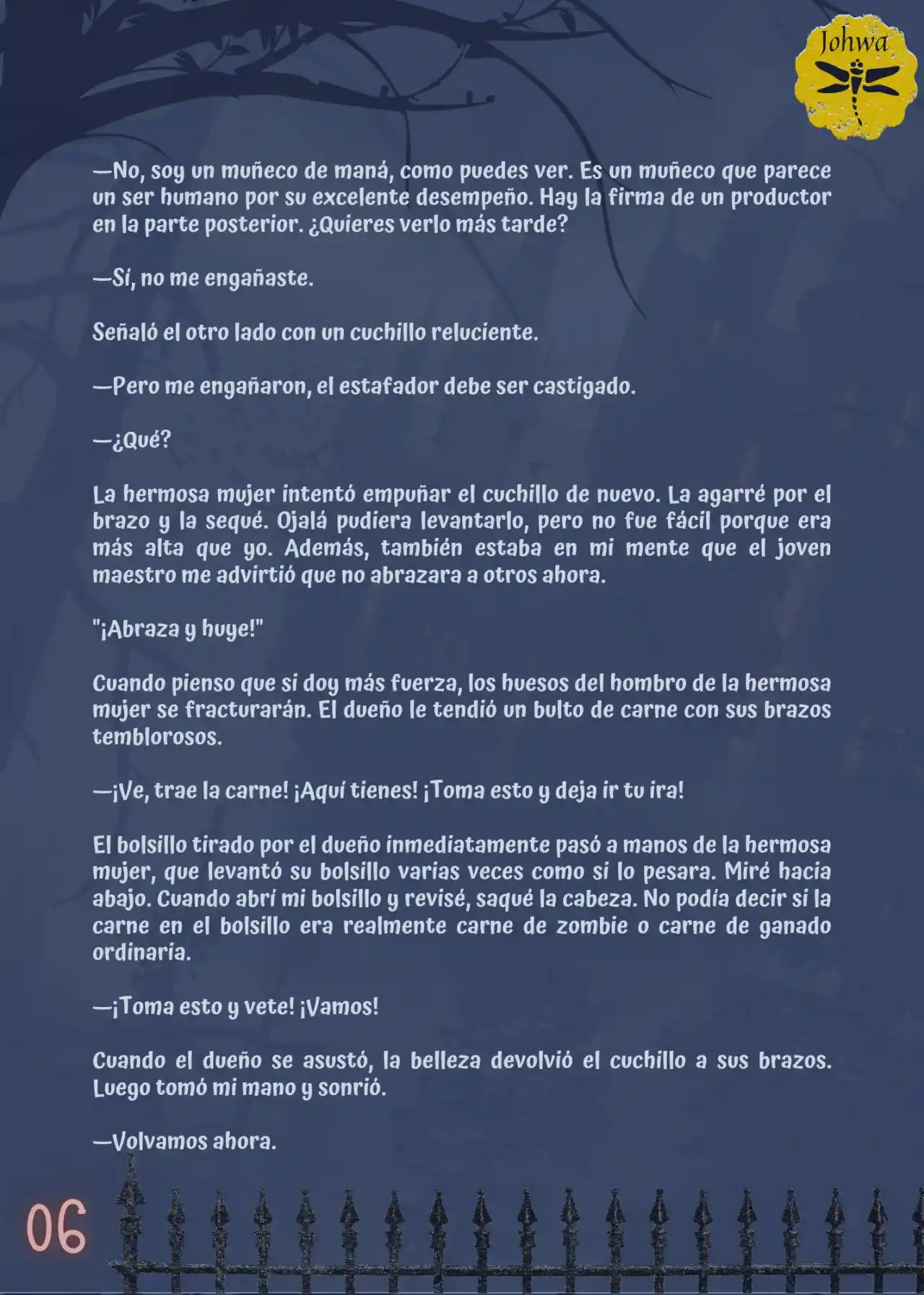 La Criada Del Mundo De Los Zombies Desea Convertise En Humana (Novela) - Capítulo 23 - Página 8 - LectorTMOo