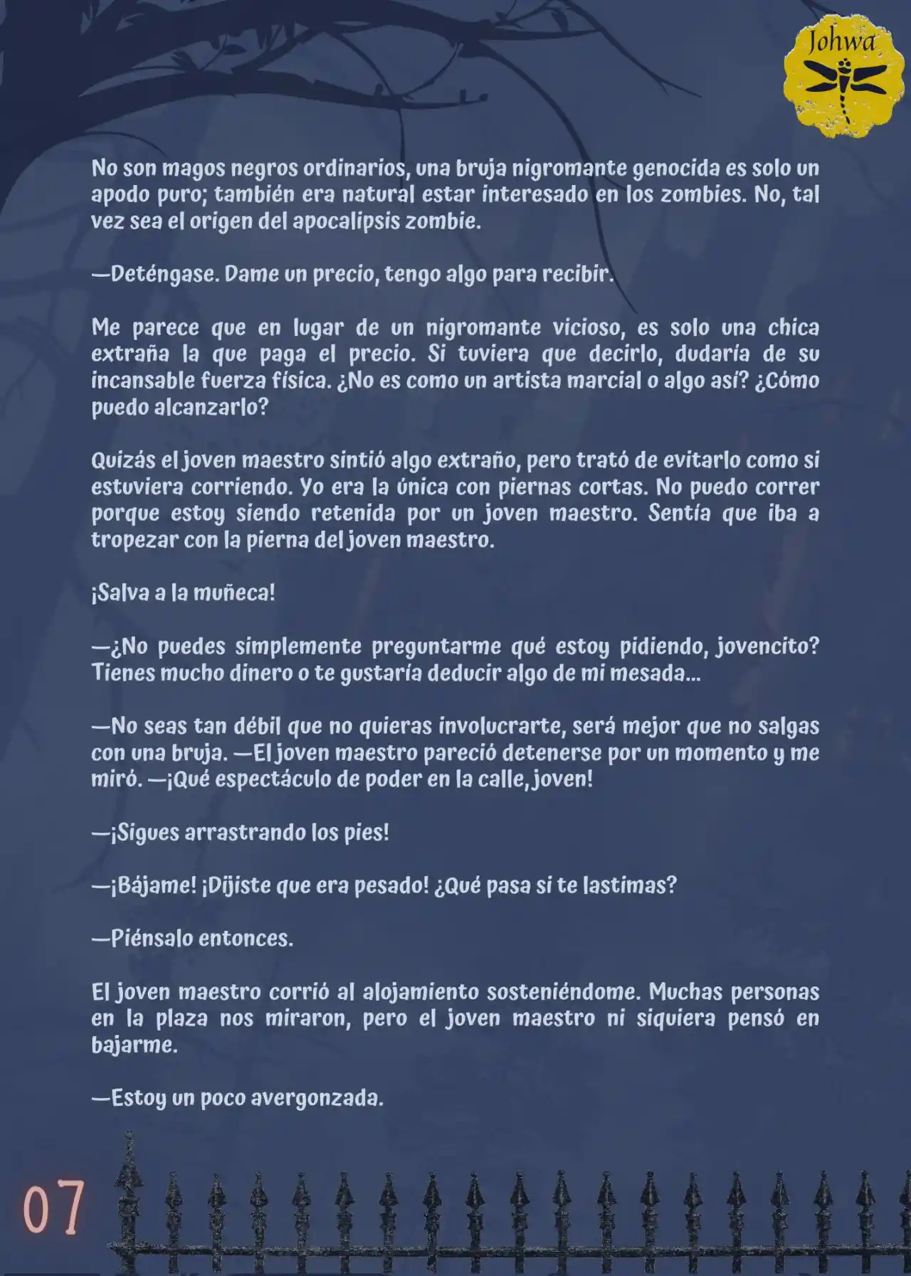 La Criada Del Mundo De Los Zombies Desea Convertise En Humana (Novela) - Capítulo 24 - Página 9 - LectorTMOo