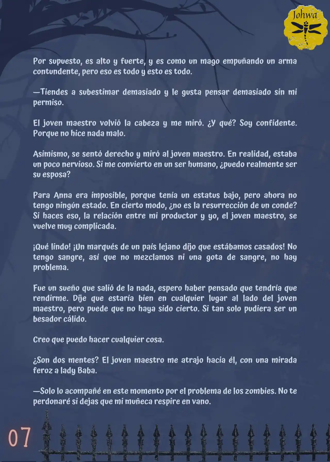 La Criada Del Mundo De Los Zombies Desea Convertise En Humana (Novela) - Capítulo 33 - Página 9 - LectorTMOo