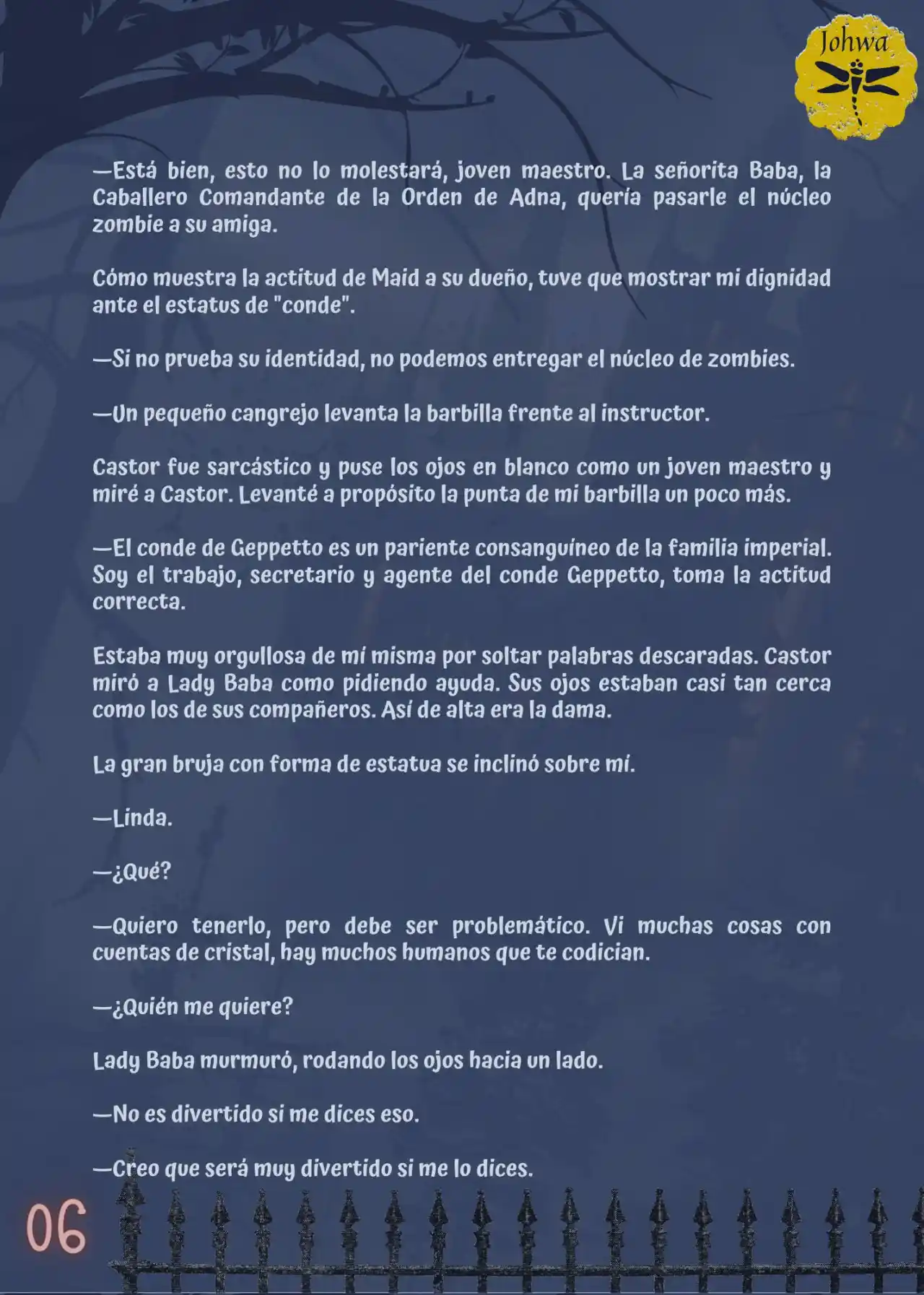 La Criada Del Mundo De Los Zombies Desea Convertise En Humana (Novela) - Capítulo 37 - Página 8 - LectorTMOo