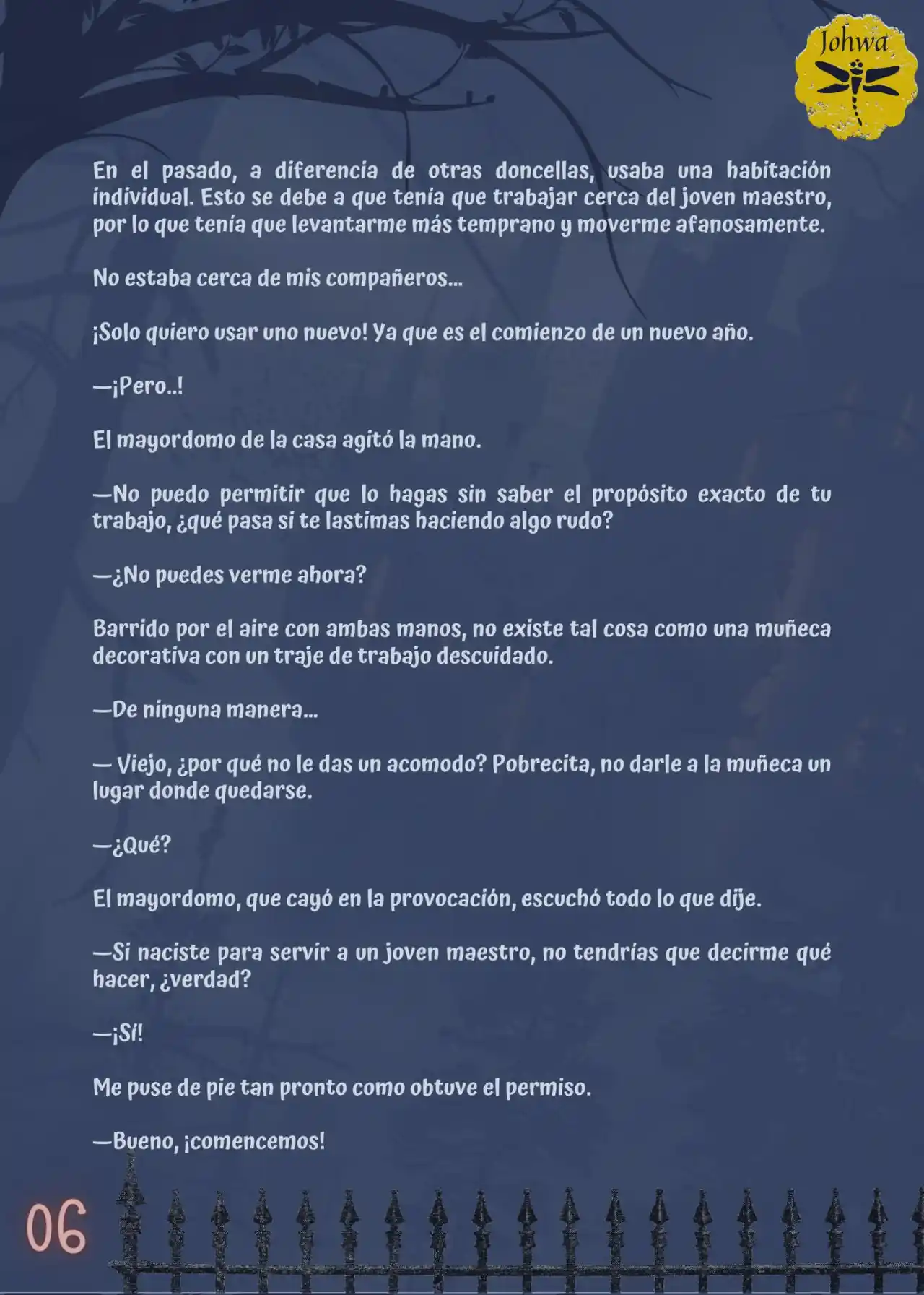 La Criada Del Mundo De Los Zombies Desea Convertise En Humana (Novela) - Capítulo 4 - Página 8 - LectorTMOo