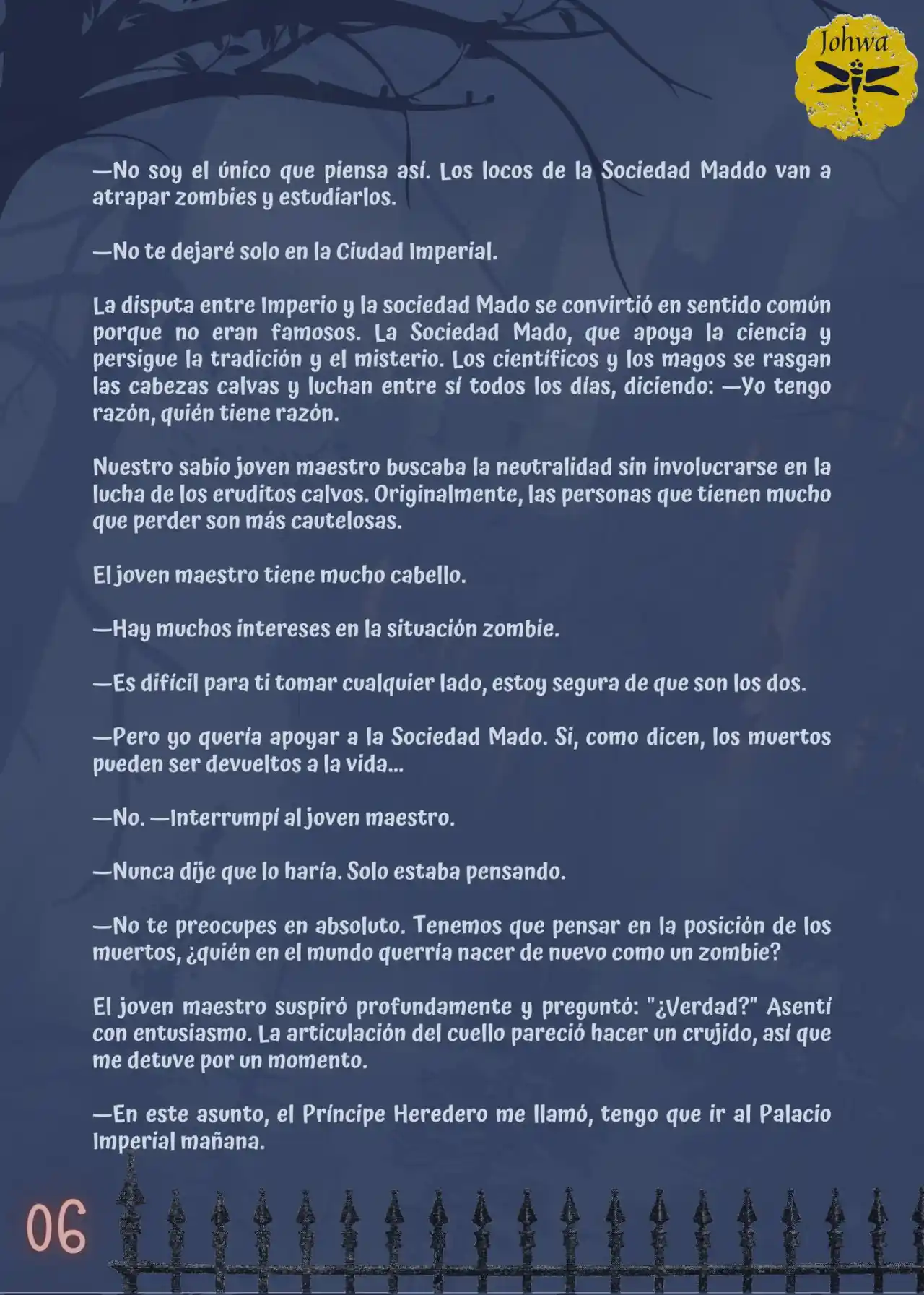 La Criada Del Mundo De Los Zombies Desea Convertise En Humana (Novela) - Capítulo 6 - Página 8 - LectorTMOo