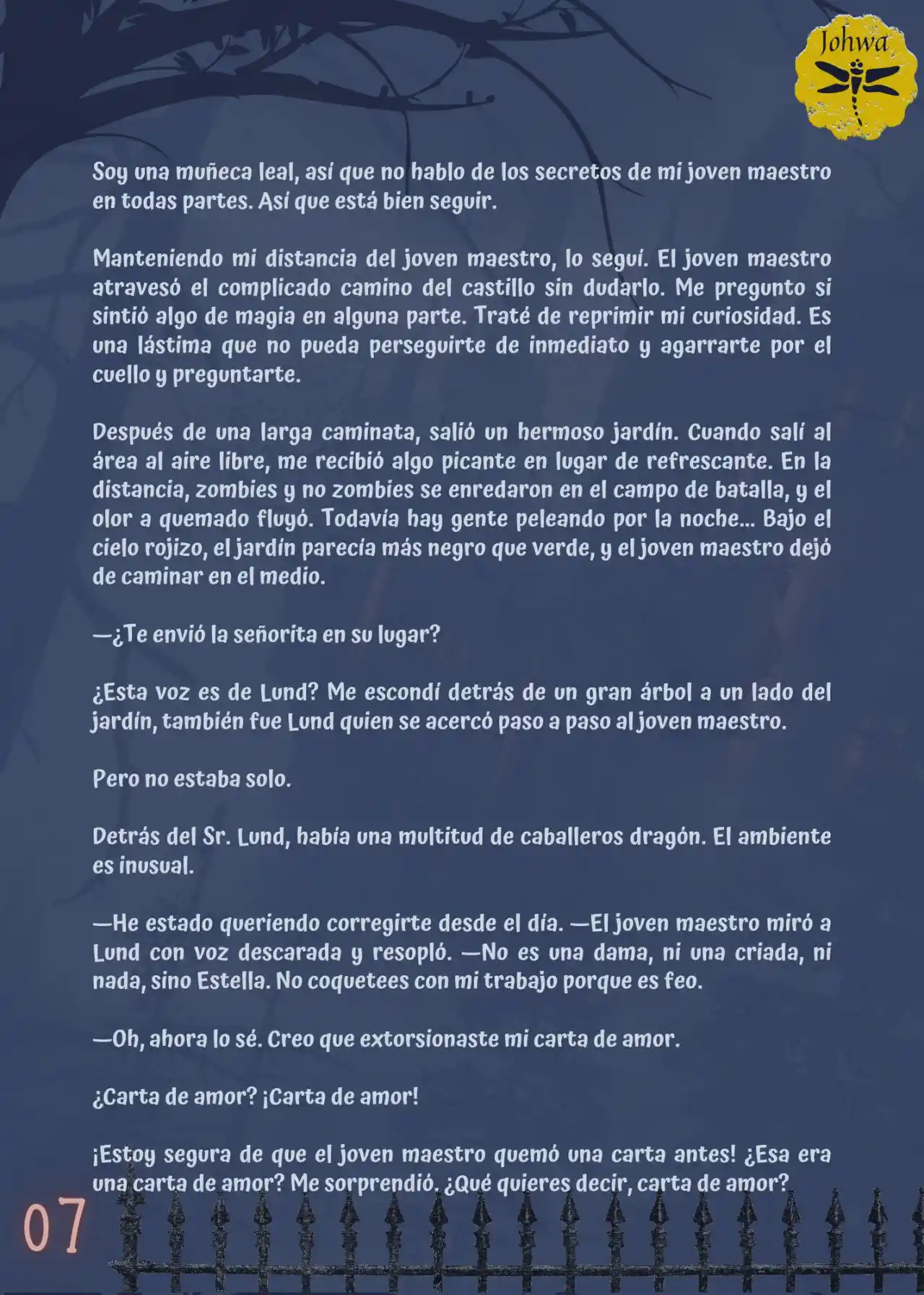 La Criada Del Mundo De Los Zombies Desea Convertise En Humana (Novela) - Capítulo 60 - Página 9 - LectorTMOo
