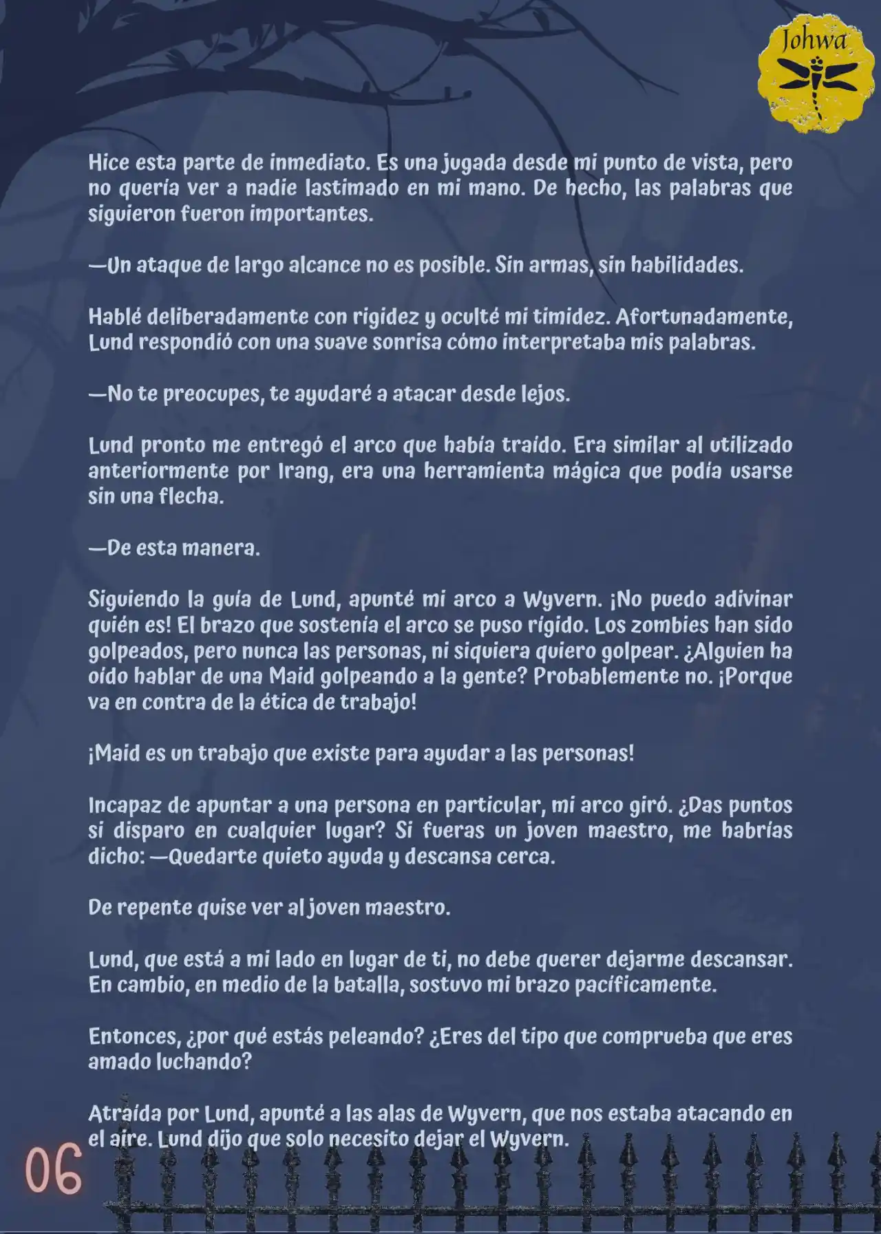 La Criada Del Mundo De Los Zombies Desea Convertise En Humana (Novela) - Capítulo 61 - Página 8 - LectorTMOo