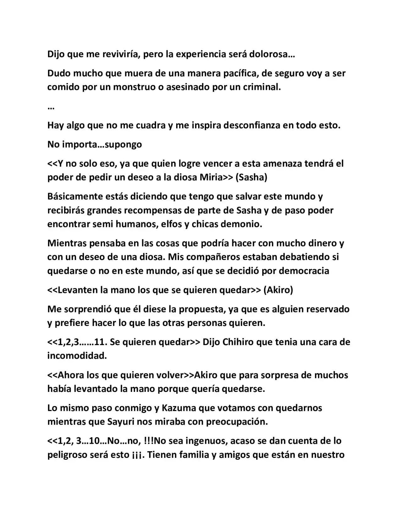 La Cruda Realidad De Este Nuevo Mundo (Novela) - Capítulo 2 - Página 8 - LectorTMOo