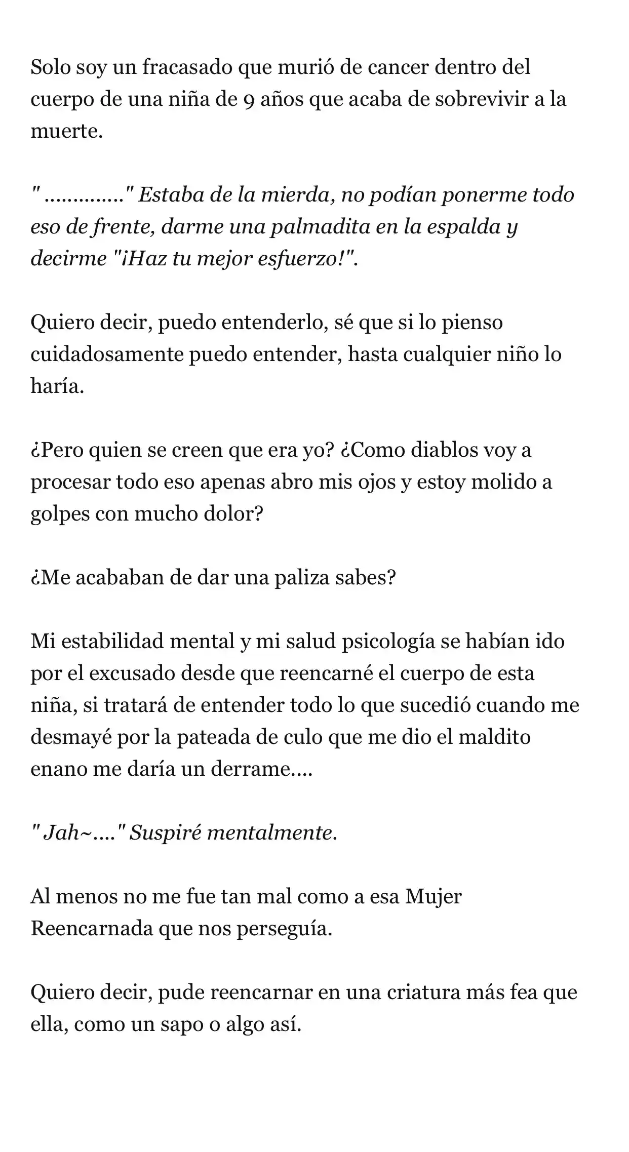 La Cruda Realidad De Reencarnar En Un Mundo De Fantasia (Novela) - Capítulo 14 - Página 5 - LectorTMOo