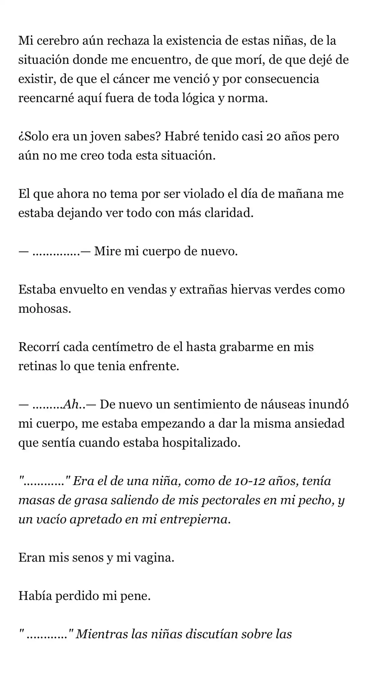 La Cruda Realidad De Reencarnar En Un Mundo De Fantasia (Novela) - Capítulo 14 - Página 7 - LectorTMOo