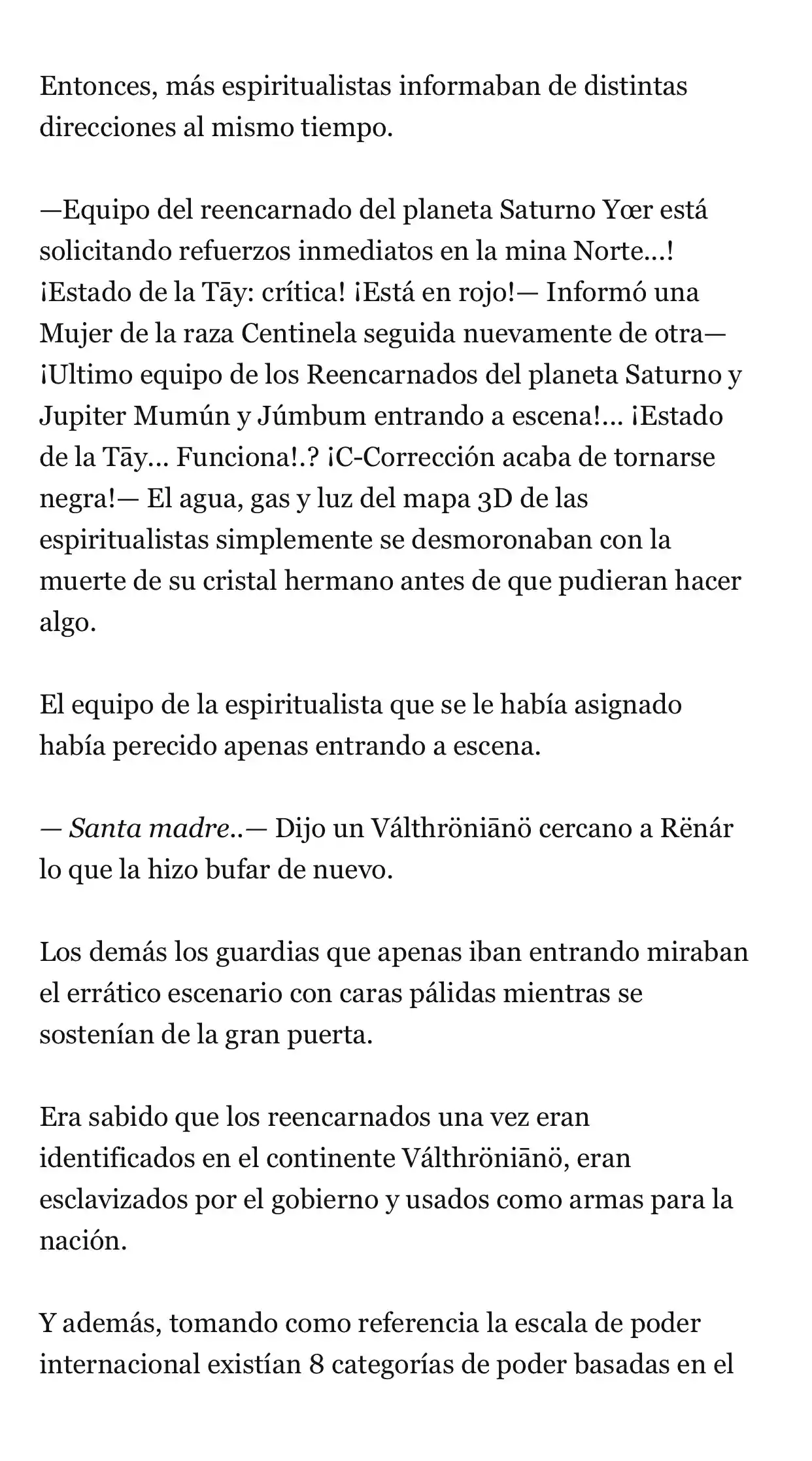 La Cruda Realidad De Reencarnar En Un Mundo De Fantasia (Novela) - Capítulo 14 - Página 36 - LectorTMOo