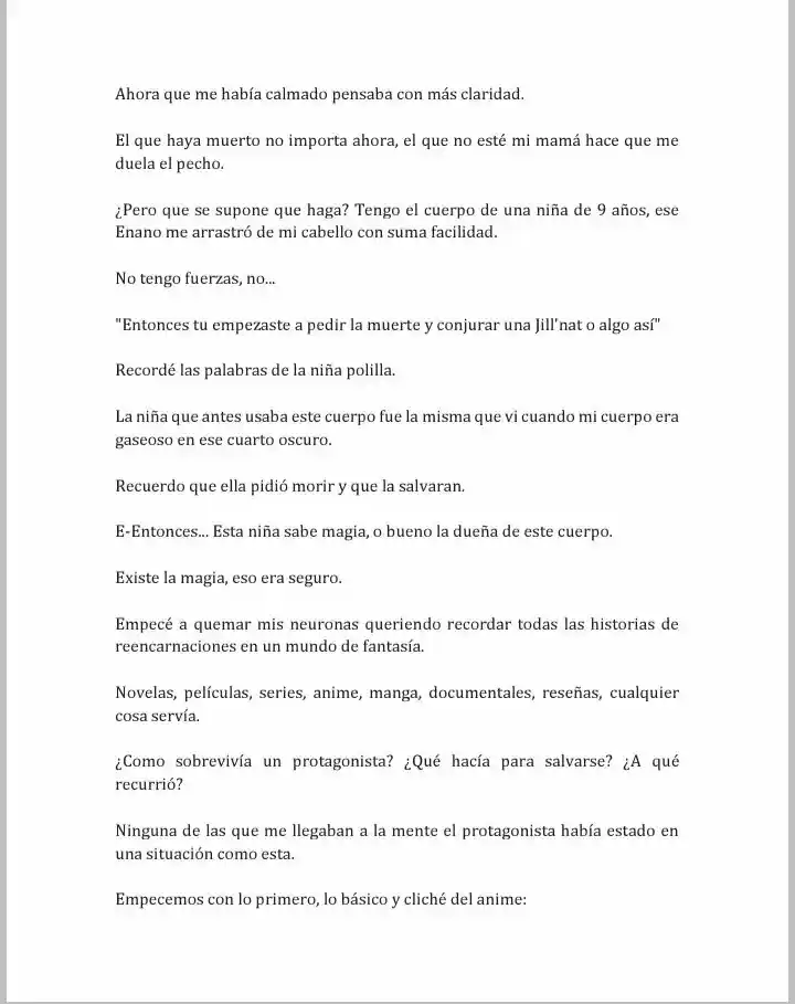 La Cruda Realidad De Reencarnar En Un Mundo De Fantasia (Novela) - Capítulo 3 - Página 7 - LectorTMOo