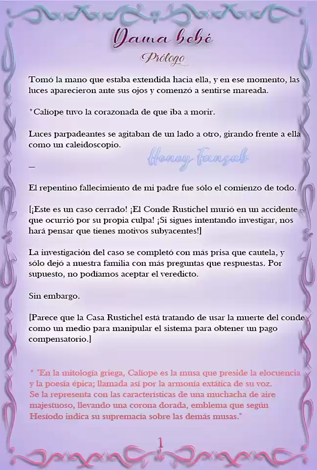 La Dama Bebe - Novela (Novela) - Capítulo - Página 3 - LectorTMOo