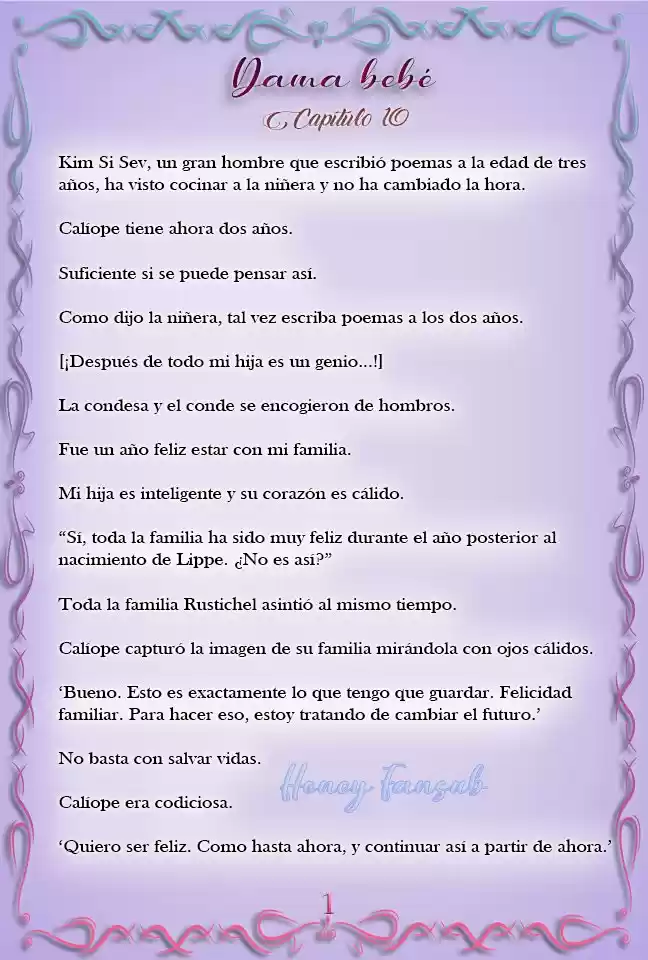 La Dama Bebe - Novela (Novela) - Capítulo 10 - Página 3 - LectorTMOo