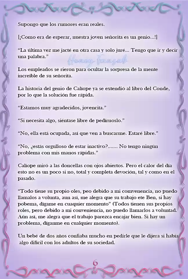 La Dama Bebe - Novela (Novela) - Capítulo 11 - Página 8 - LectorTMOo