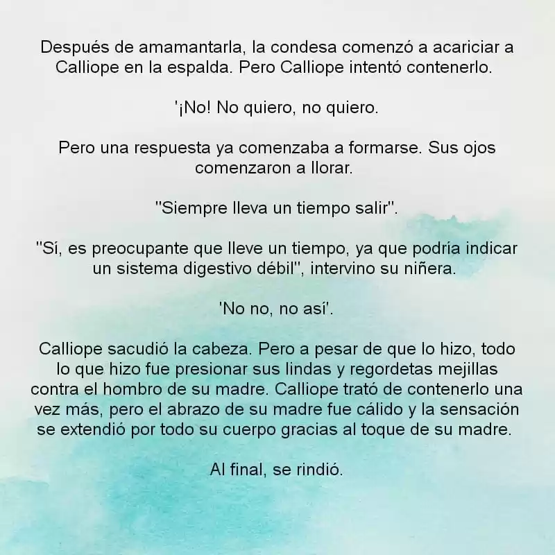 La Dama Bebe - Novela (Novela) - Capítulo 3 - Página 6 - LectorTMOo