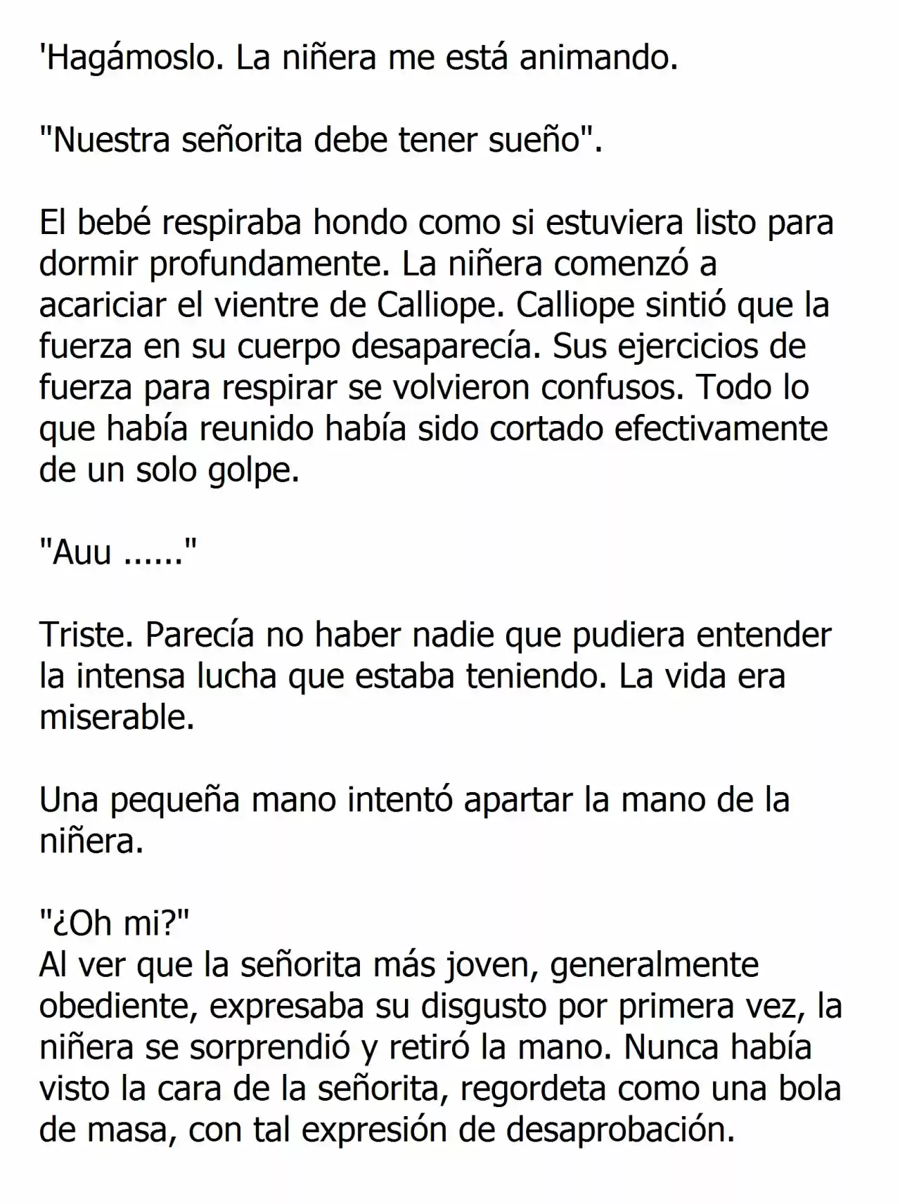 La Dama Bebe - Novela (Novela) - Capítulo 4 - Página 3 - LectorTMOo