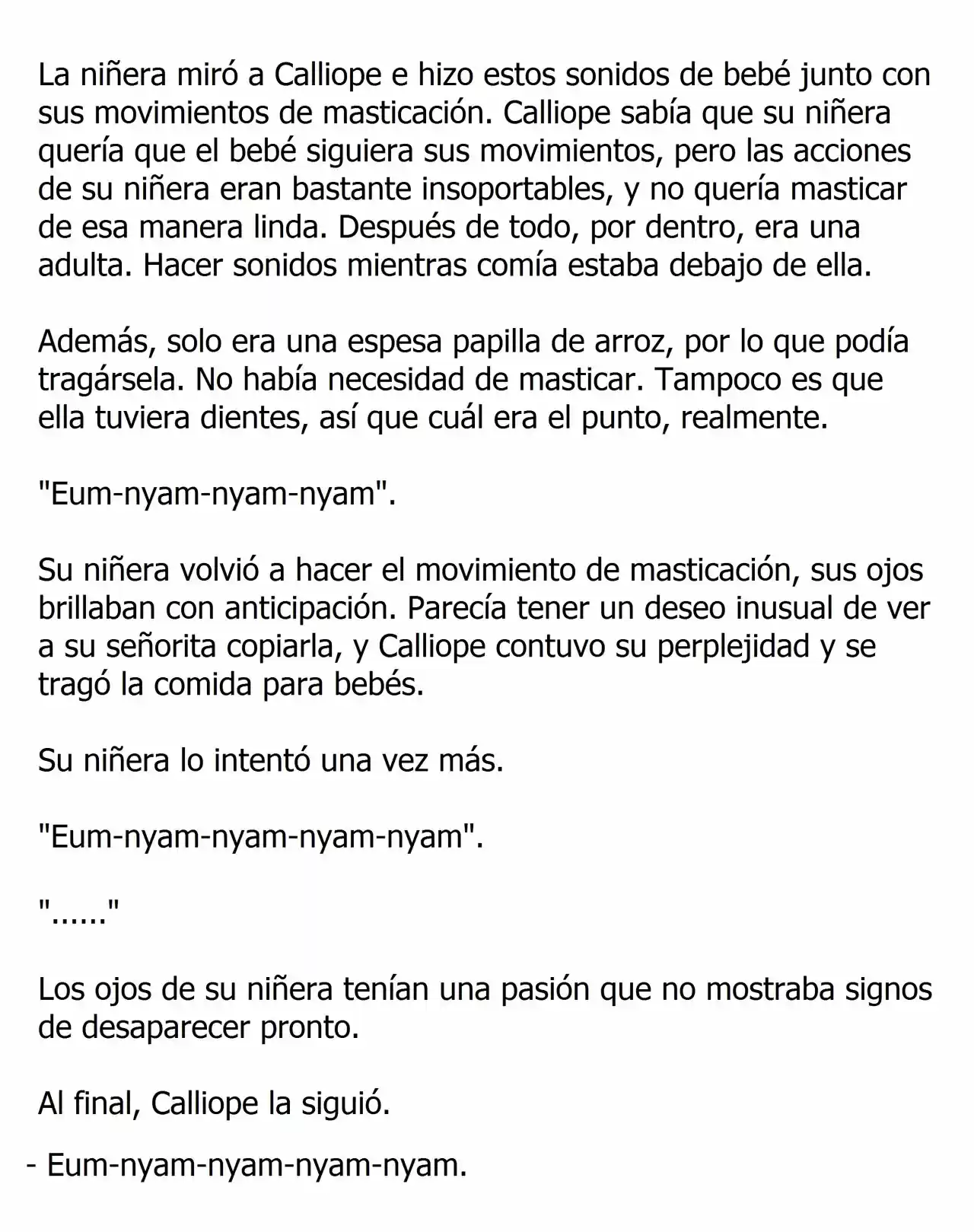 La Dama Bebe - Novela (Novela) - Capítulo 4 - Página 7 - LectorTMOo