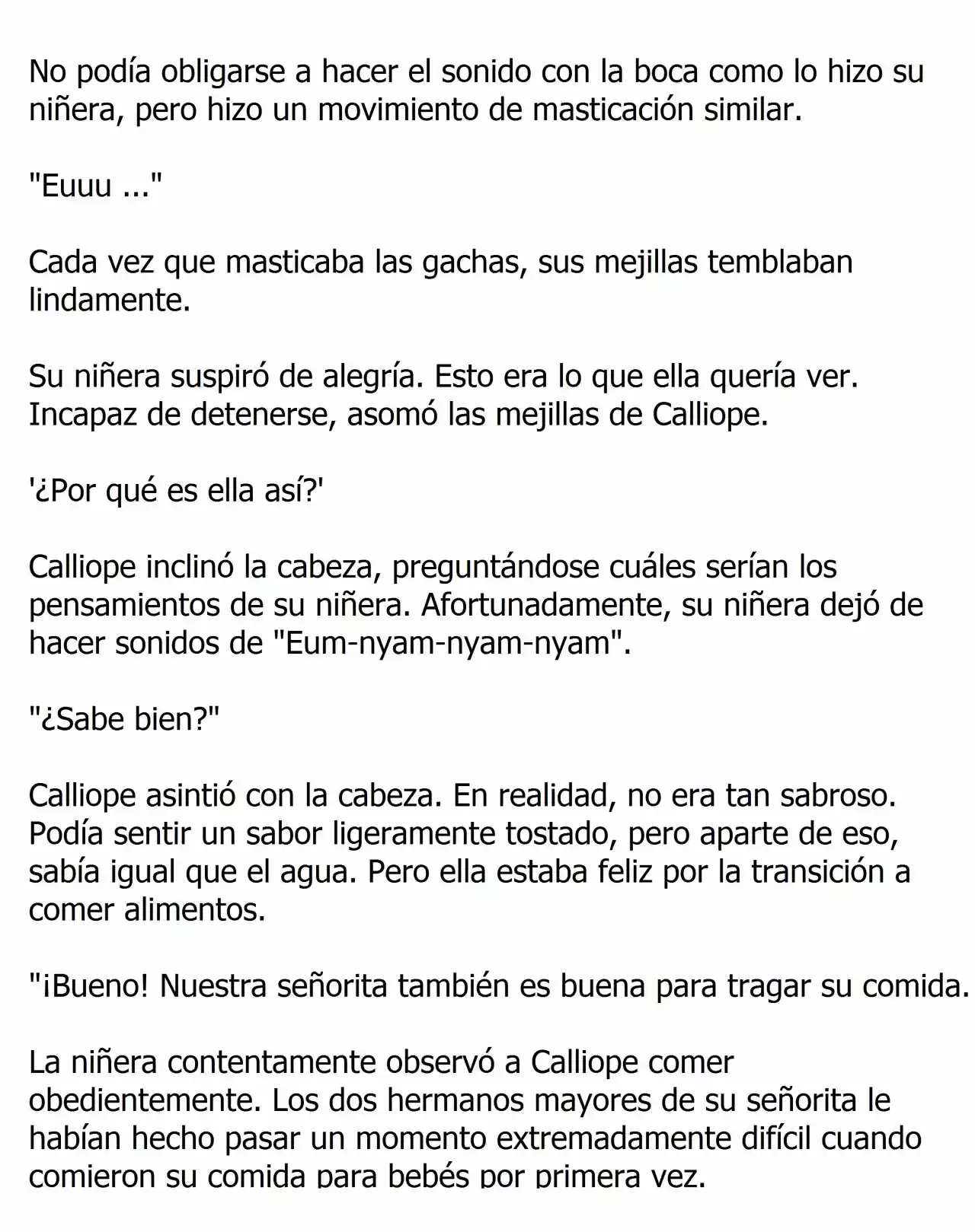 La Dama Bebe - Novela (Novela) - Capítulo 4 - Página 8 - LectorTMOo