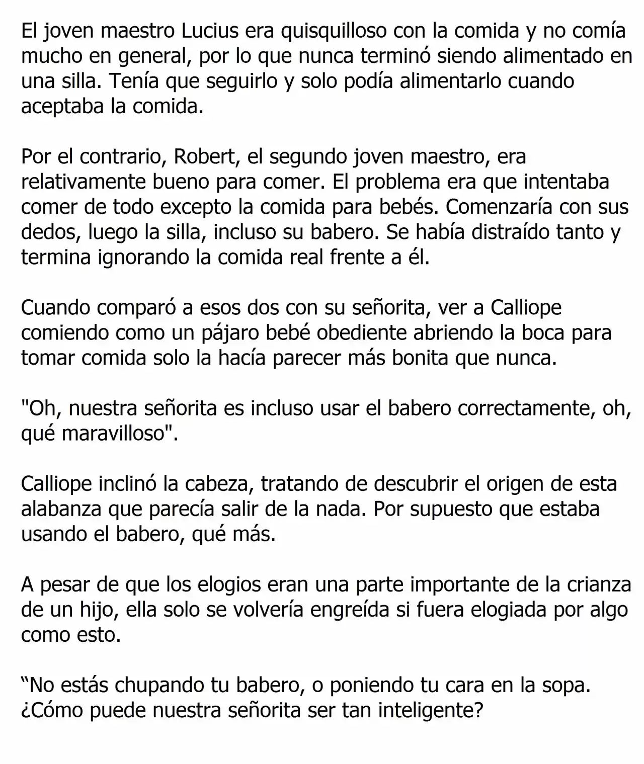 La Dama Bebe - Novela (Novela) - Capítulo 4 - Página 9 - LectorTMOo