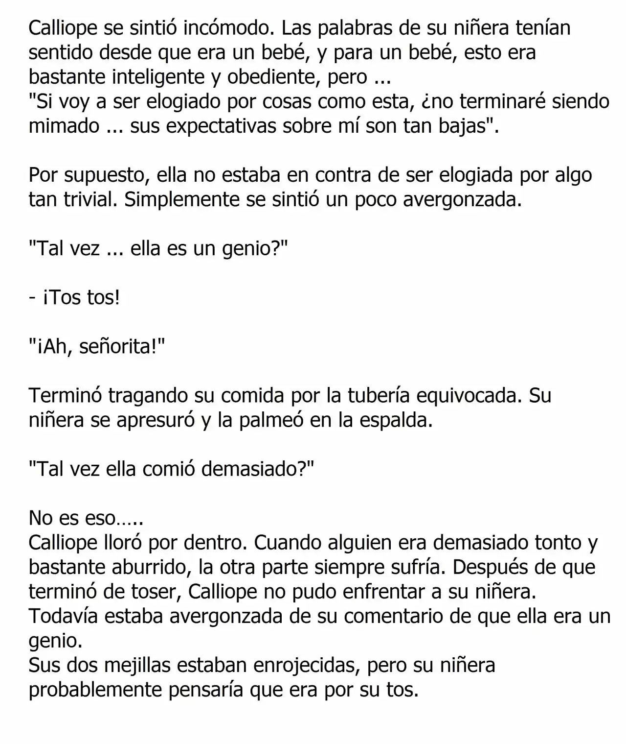 La Dama Bebe - Novela (Novela) - Capítulo 4 - Página 10 - LectorTMOo