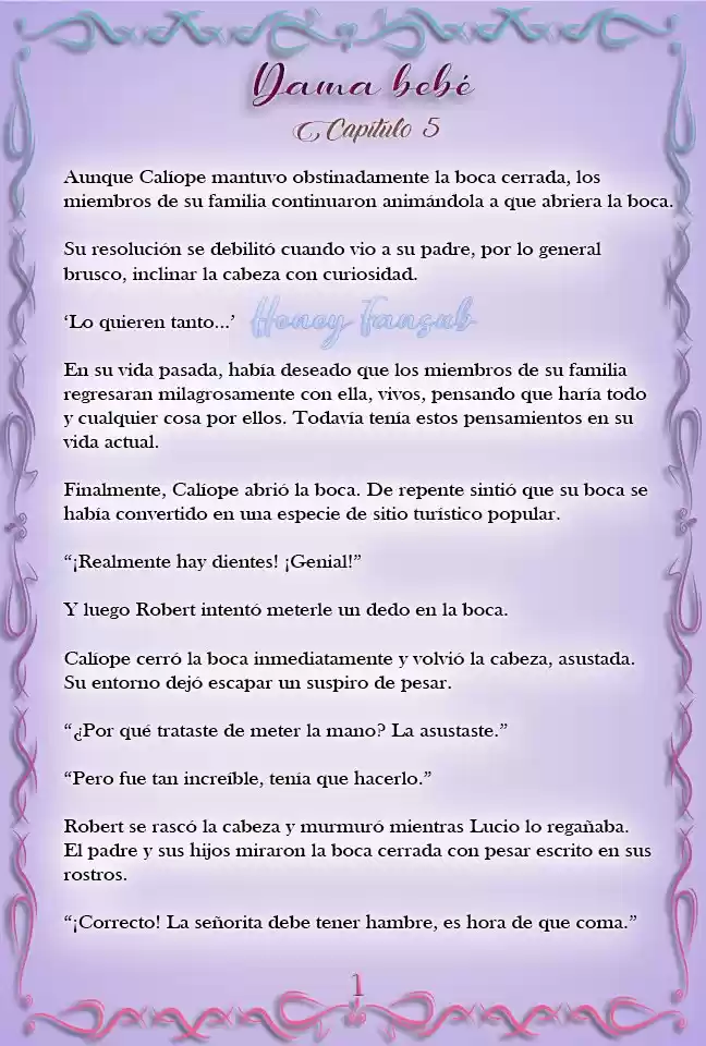La Dama Bebe - Novela (Novela) - Capítulo 5 - Página 3 - LectorTMOo