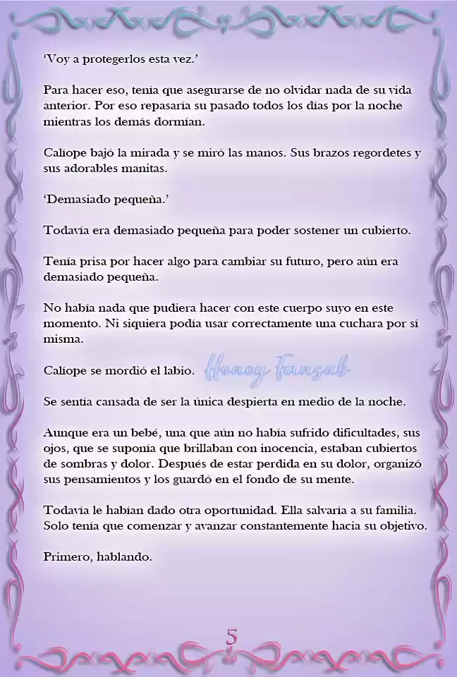 La Dama Bebe - Novela (Novela) - Capítulo 5 - Página 7 - LectorTMOo