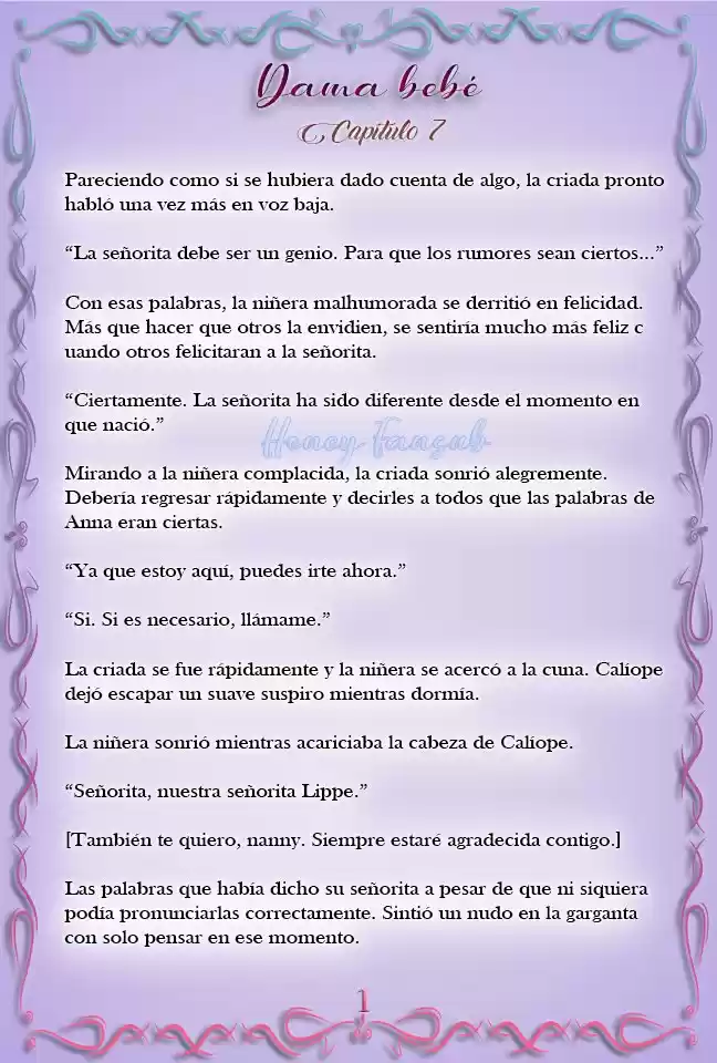 La Dama Bebe - Novela (Novela) - Capítulo 7 - Página 4 - LectorTMOo