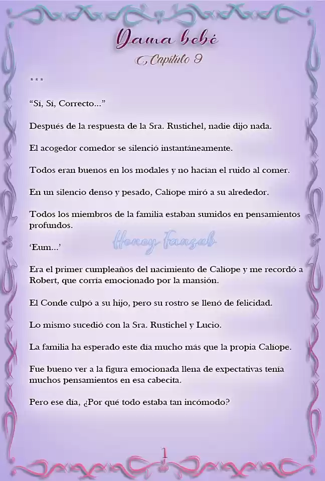 La Dama Bebe - Novela (Novela) - Capítulo 9 - Página 3 - LectorTMOo