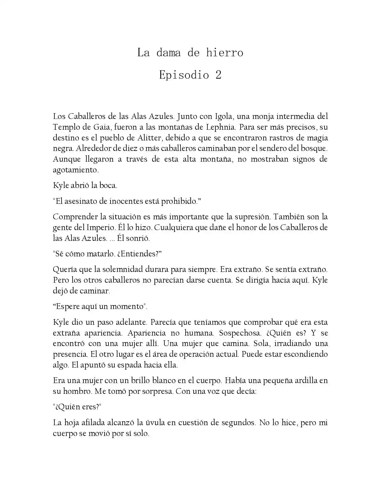 La Dama Del Banco - Capítulo 2 - Página 1 - LectorTMOo