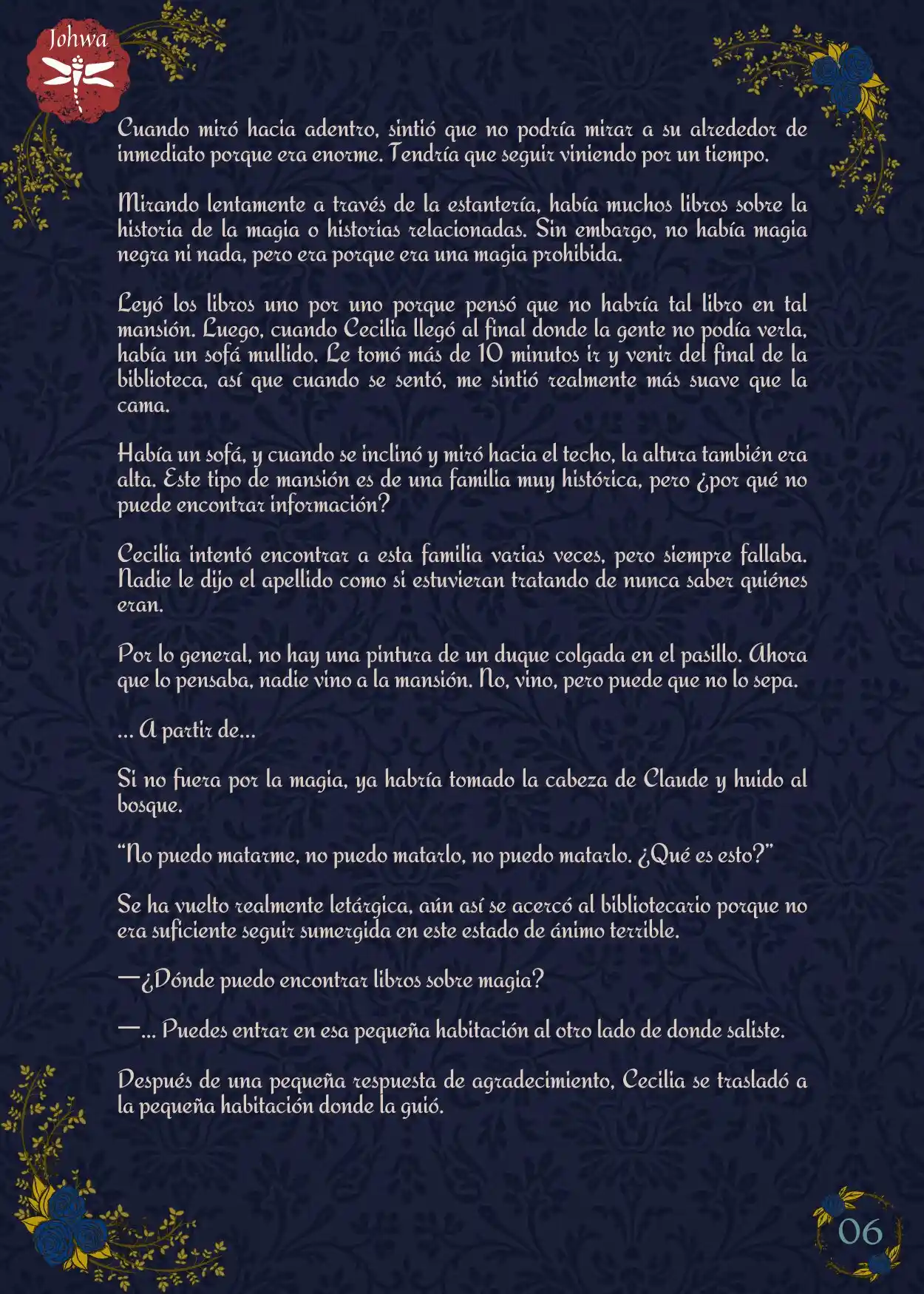 La Dama Que Ha Caído En El Lodo (Novela) - Capítulo 17 - Página 8 - LectorTMOo