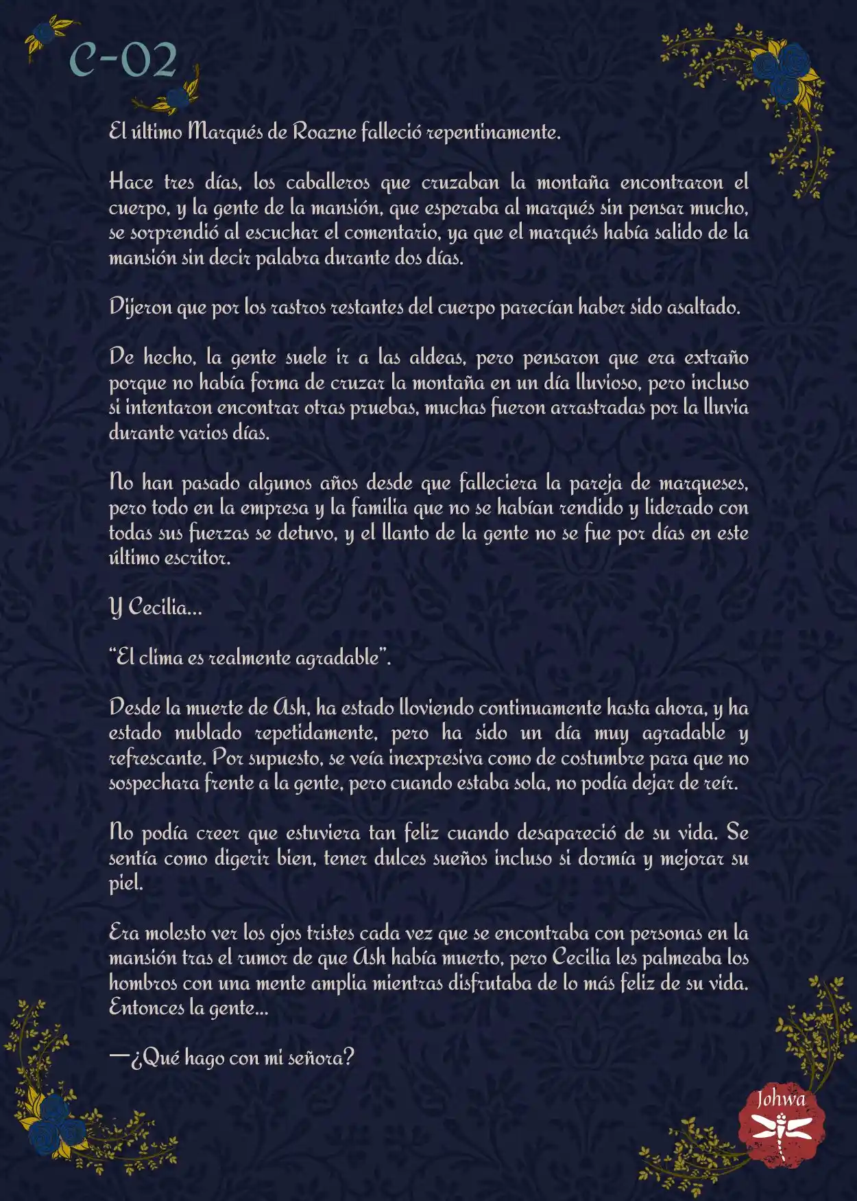 La Dama Que Ha Caído En El Lodo (Novela) - Capítulo 2 - Página 3 - LectorTMOo