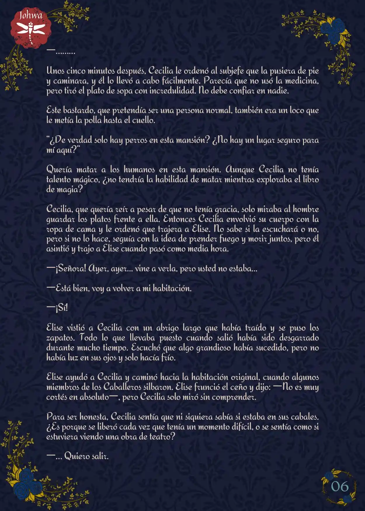 La Dama Que Ha Caído En El Lodo (Novela) - Capítulo 20 - Página 8 - LectorTMOo