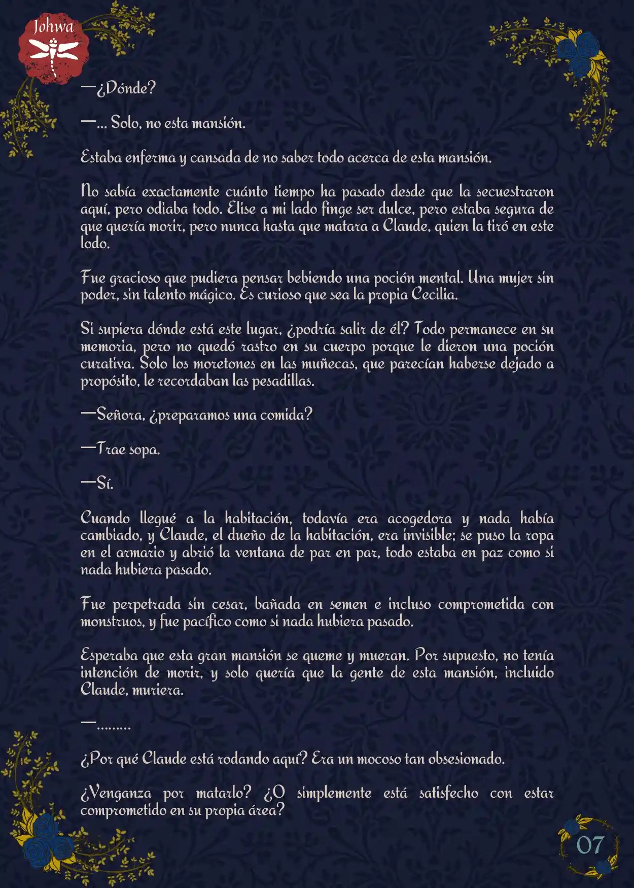 La Dama Que Ha Caído En El Lodo (Novela) - Capítulo 20 - Página 9 - LectorTMOo