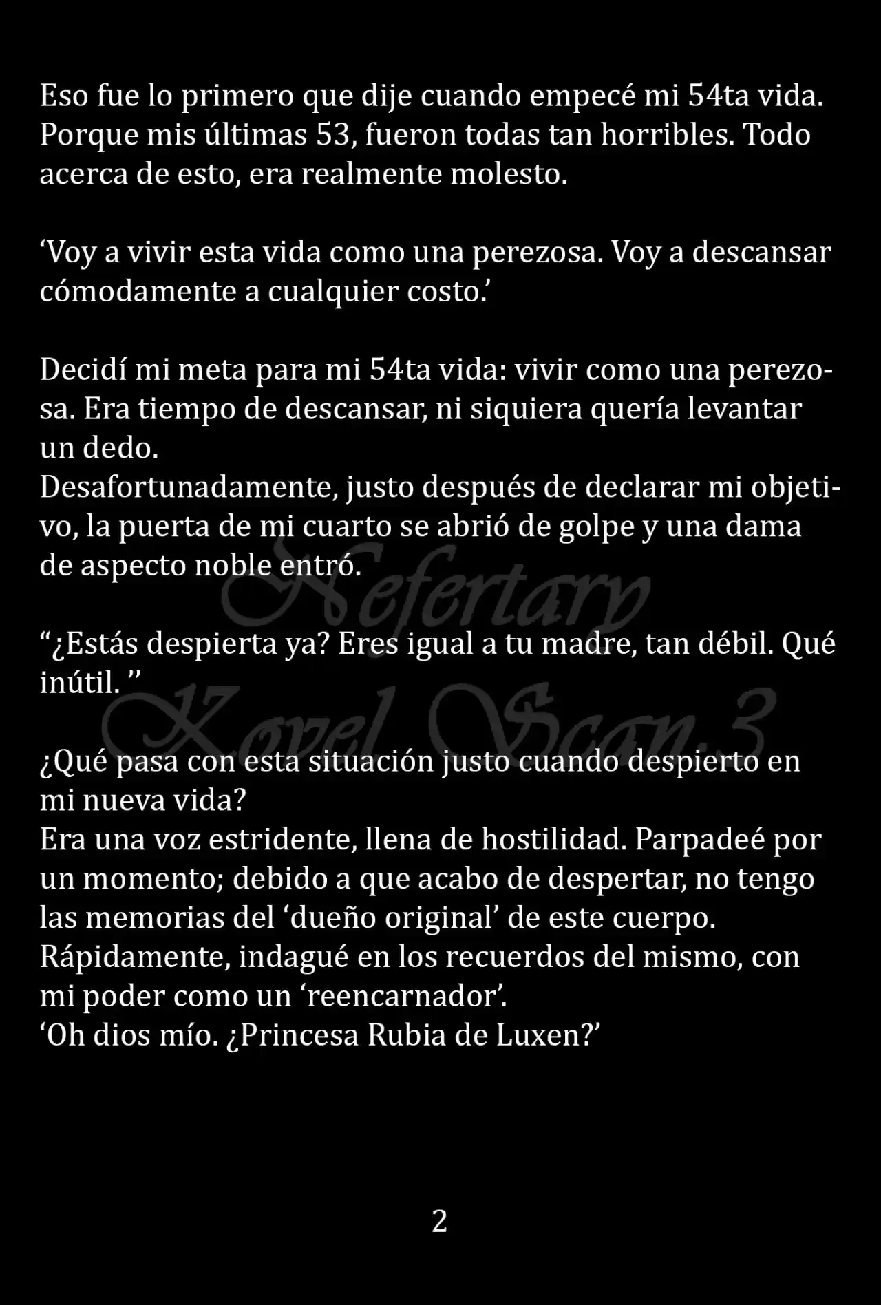 La Dama Quiere Descansar (Novela) - Capítulo 1 - Página 3 - LectorTMOo