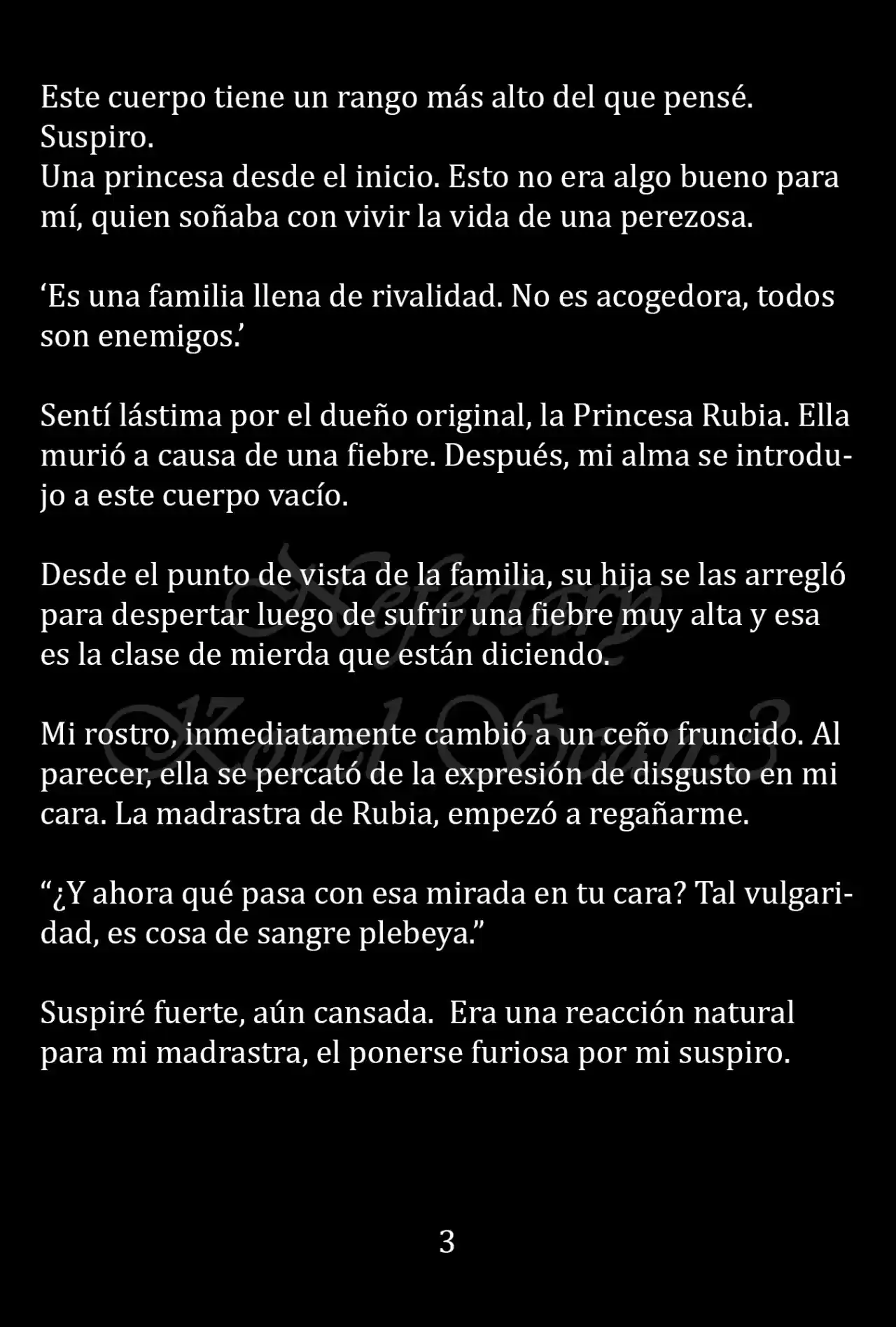 La Dama Quiere Descansar (Novela) - Capítulo 1 - Página 4 - LectorTMOo